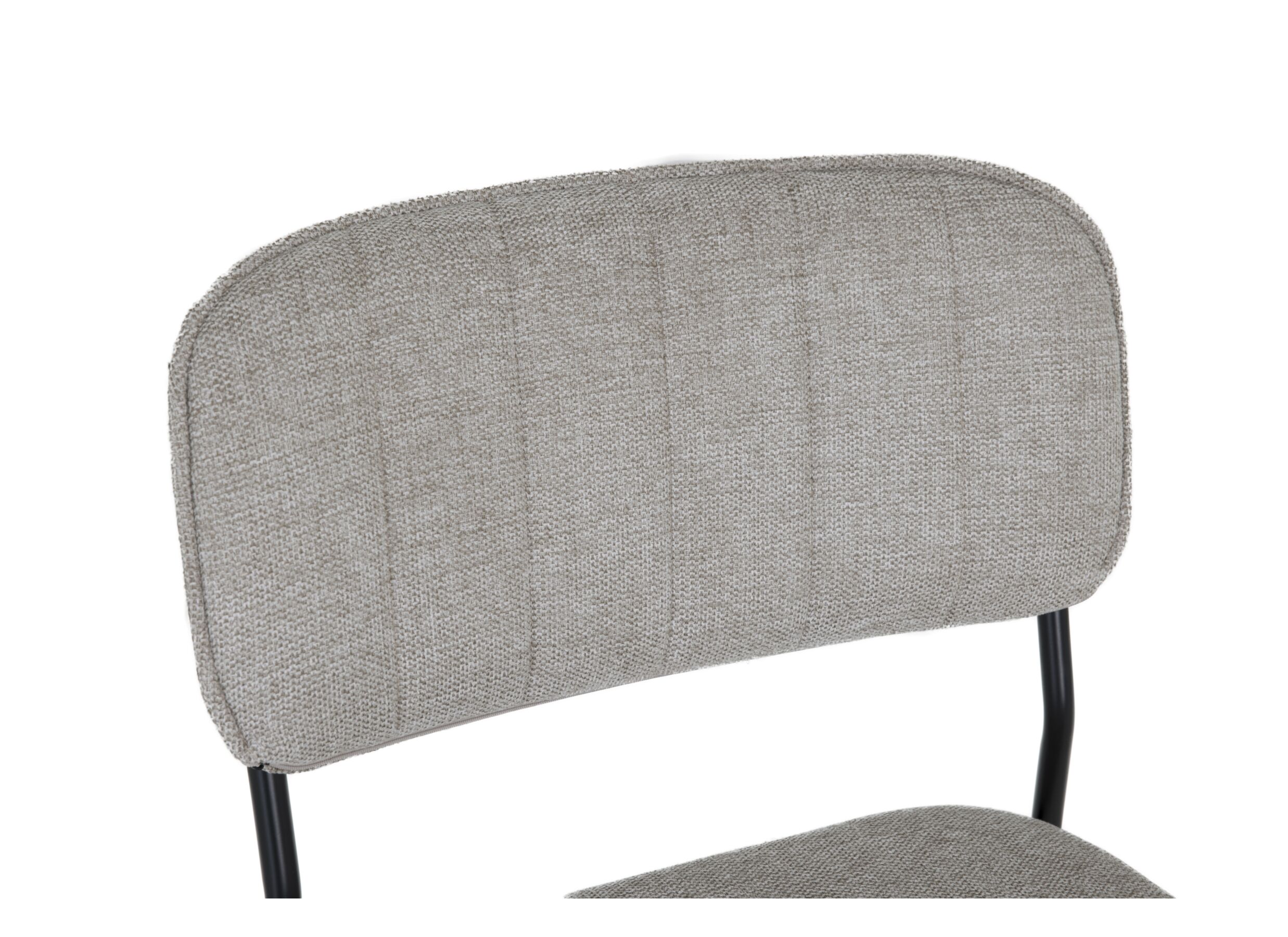 Detailfoto - Stoel Epoca 46x54,5x85cm - stof - beige