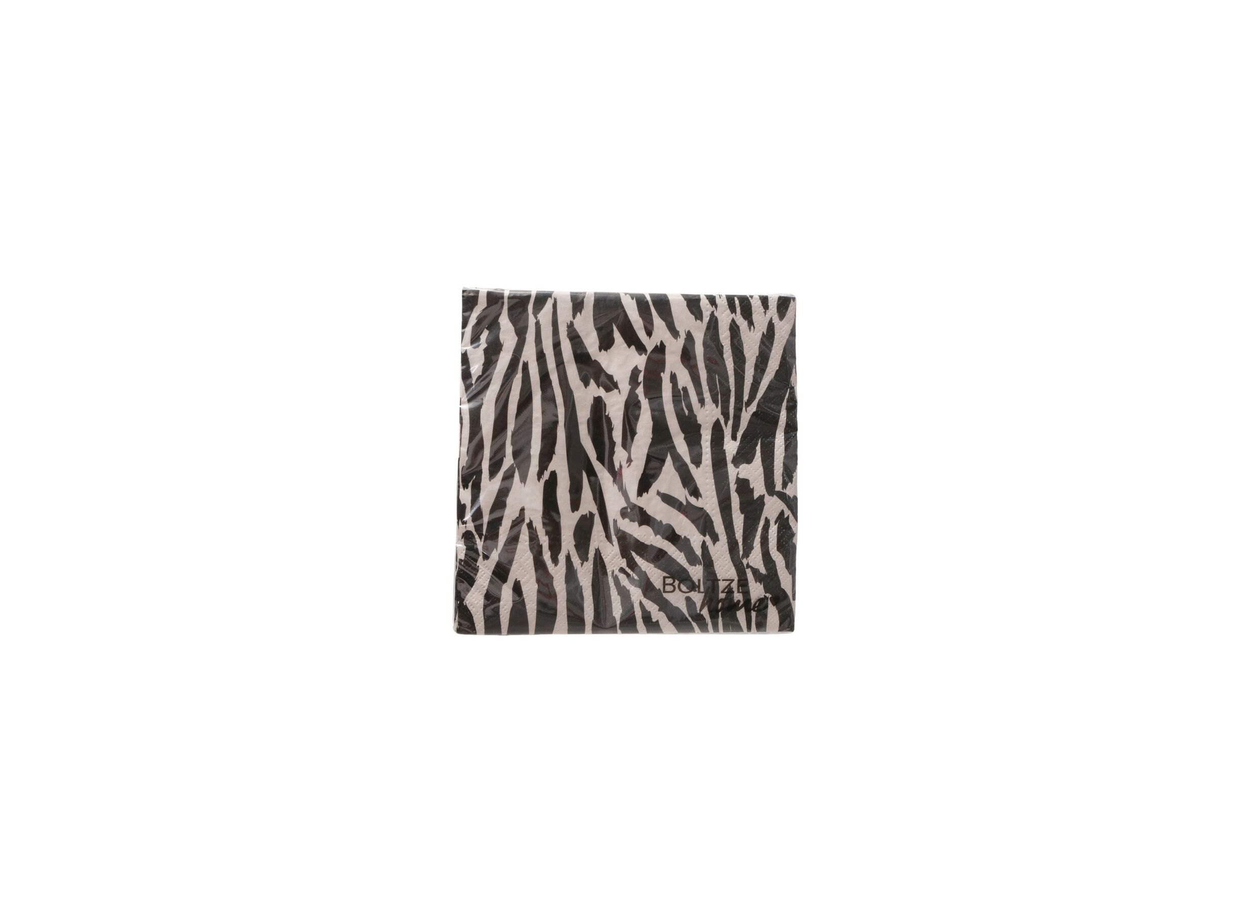 Aperçu - Serviette Thato 16,5x16,5cm - papier - beige/noir 20 pièces