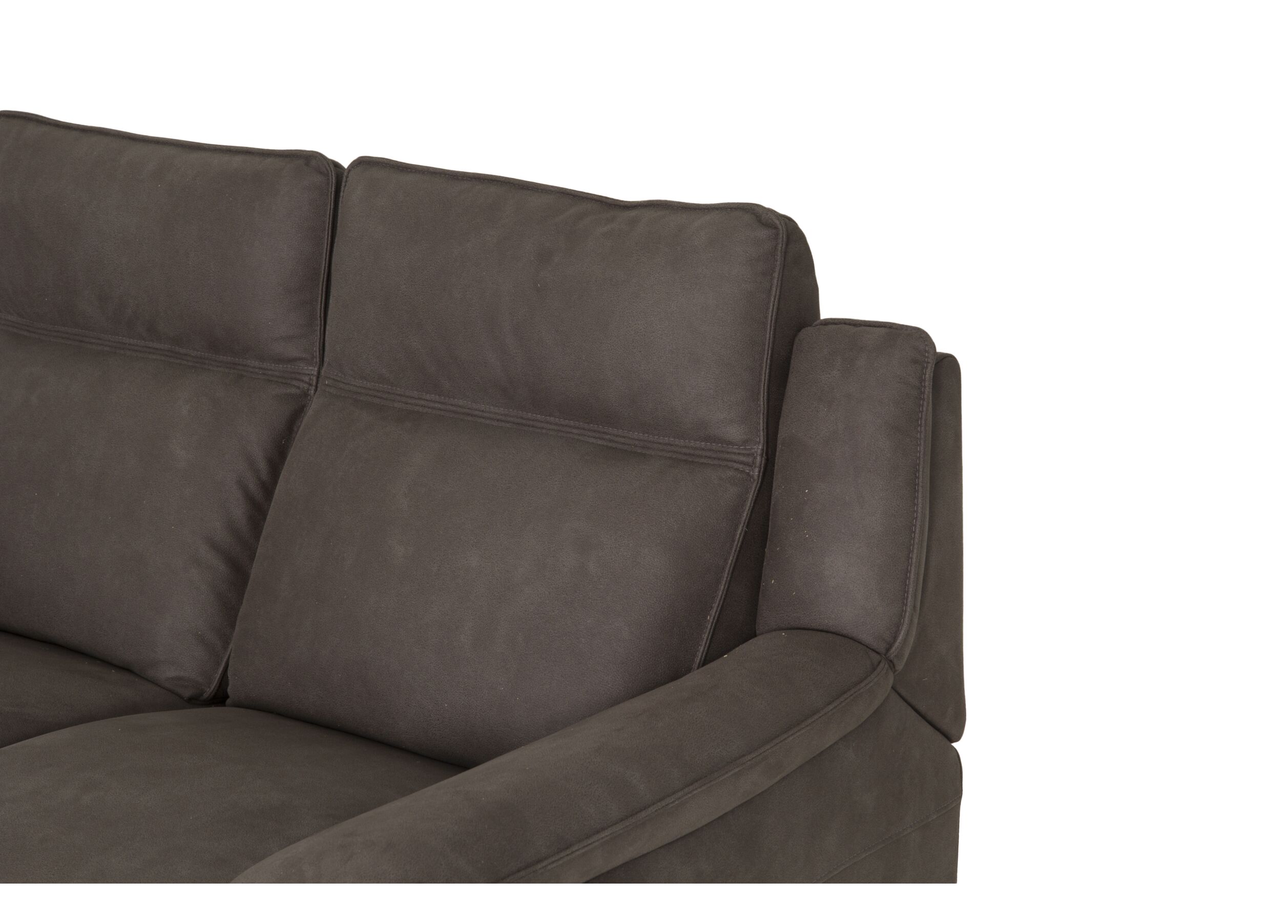 Zetel Globe 3+2-zit - stof - bruingrijs met 2 relaxen