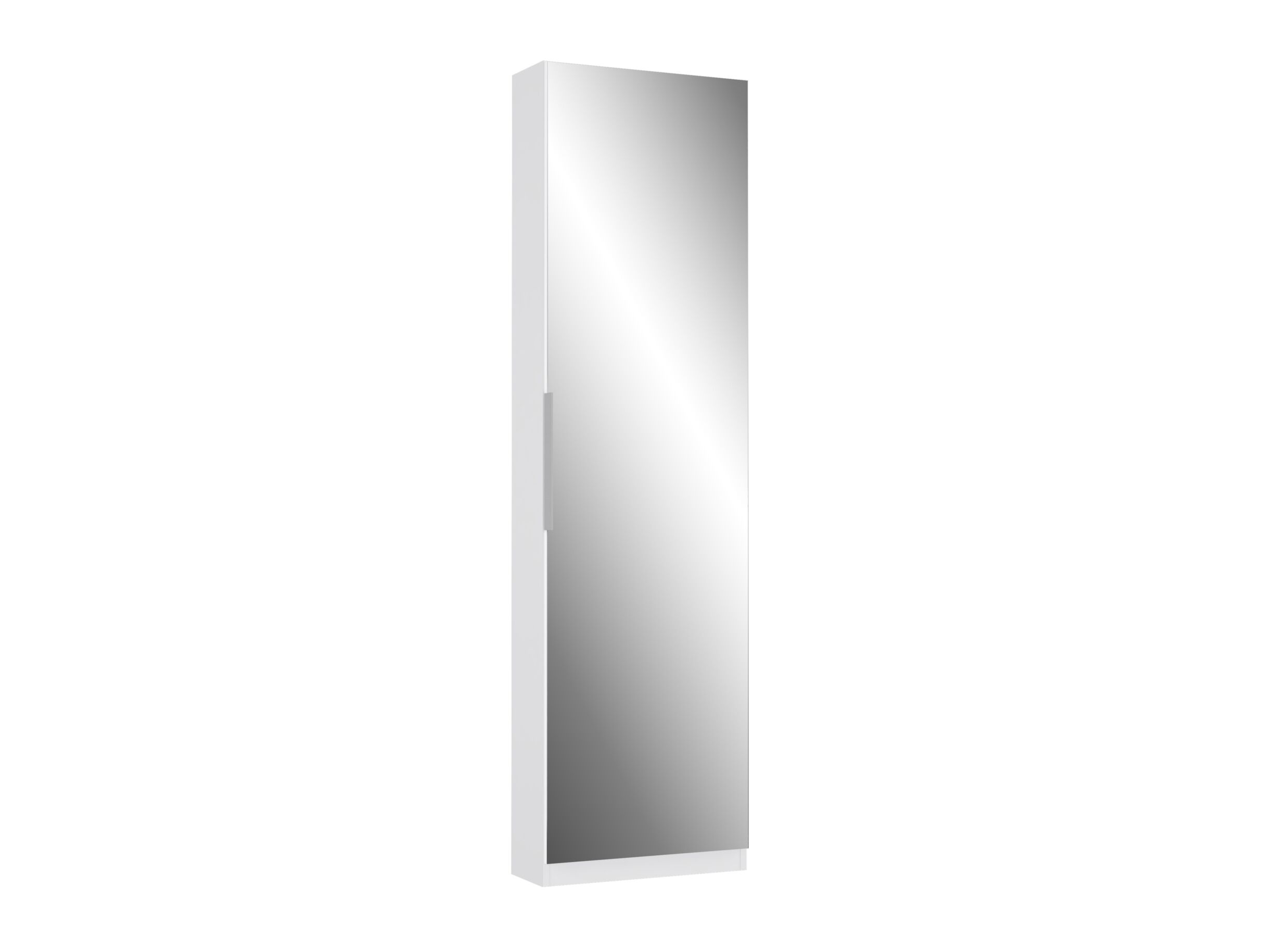 Schoenenkast Calma 50x20x180cm - decor - wit - Schoenenkast Calma 50x20x180cm - decor - wit
