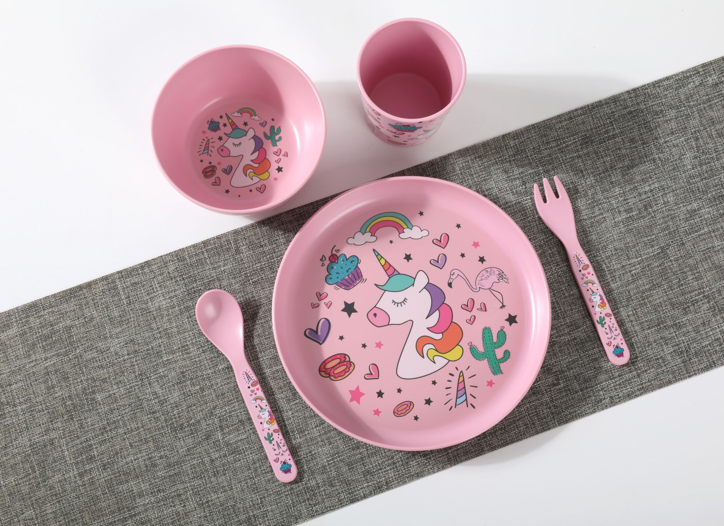 Overzichtsfoto - Kinderservies RPET 5-delig