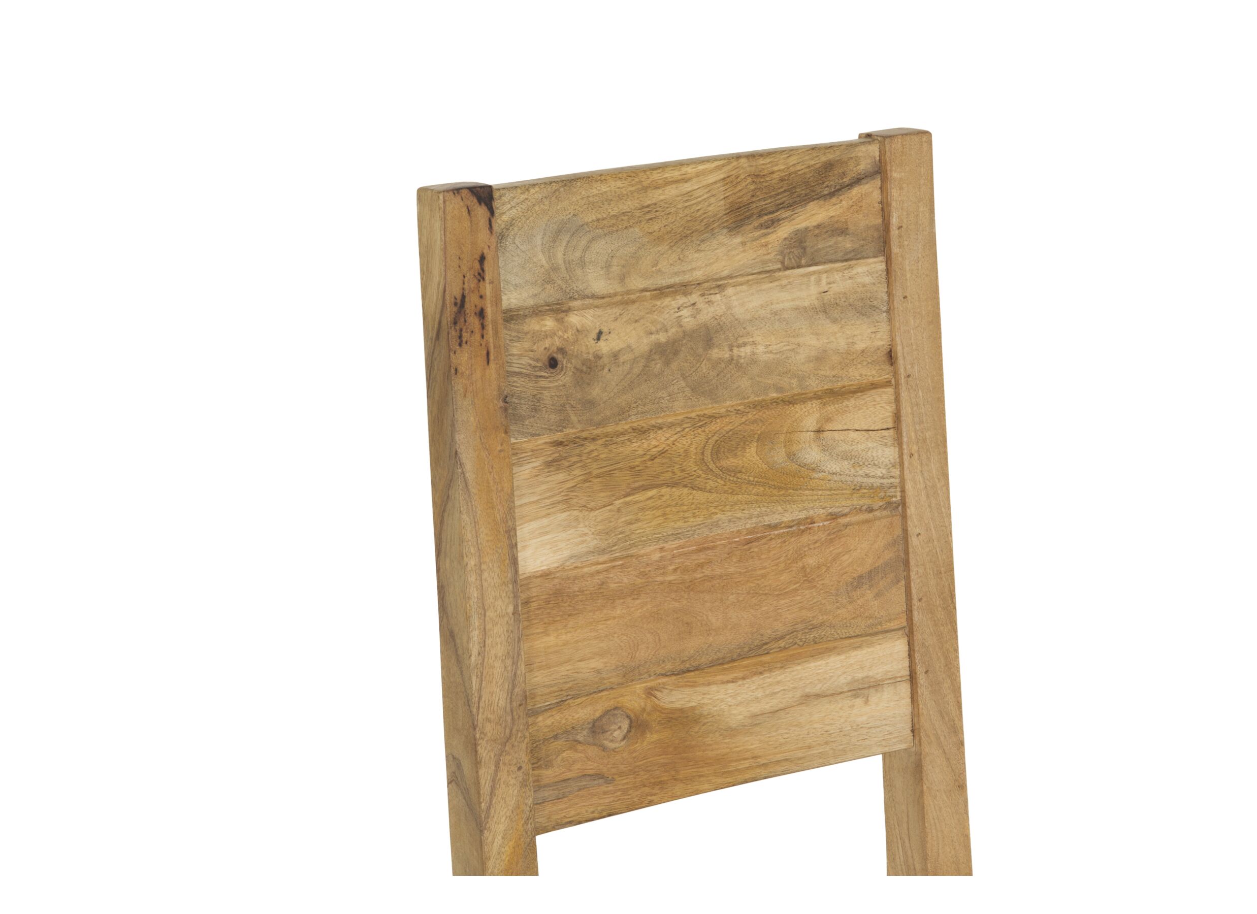 Chaise Mandalay 45x45x99cm - mangue massif - naturel