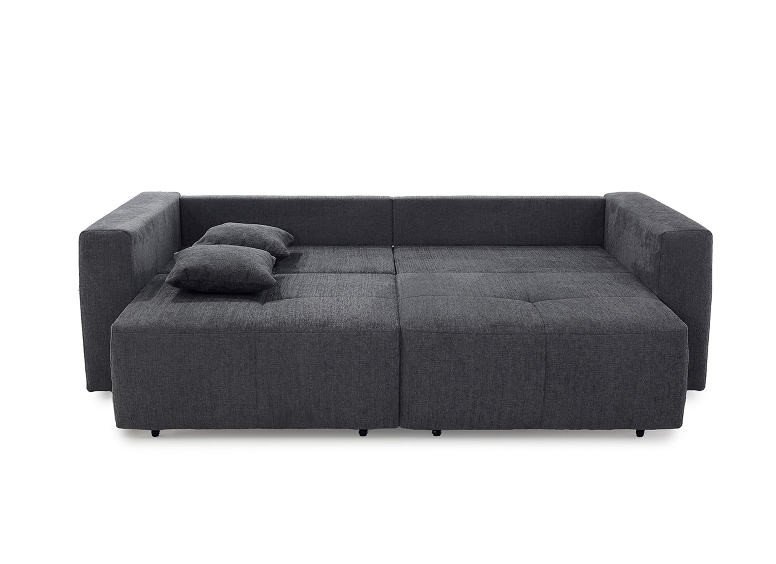 Overzichtsfoto - Zetel Relax Bigsofa 4-zit - stof - chenil antraciet