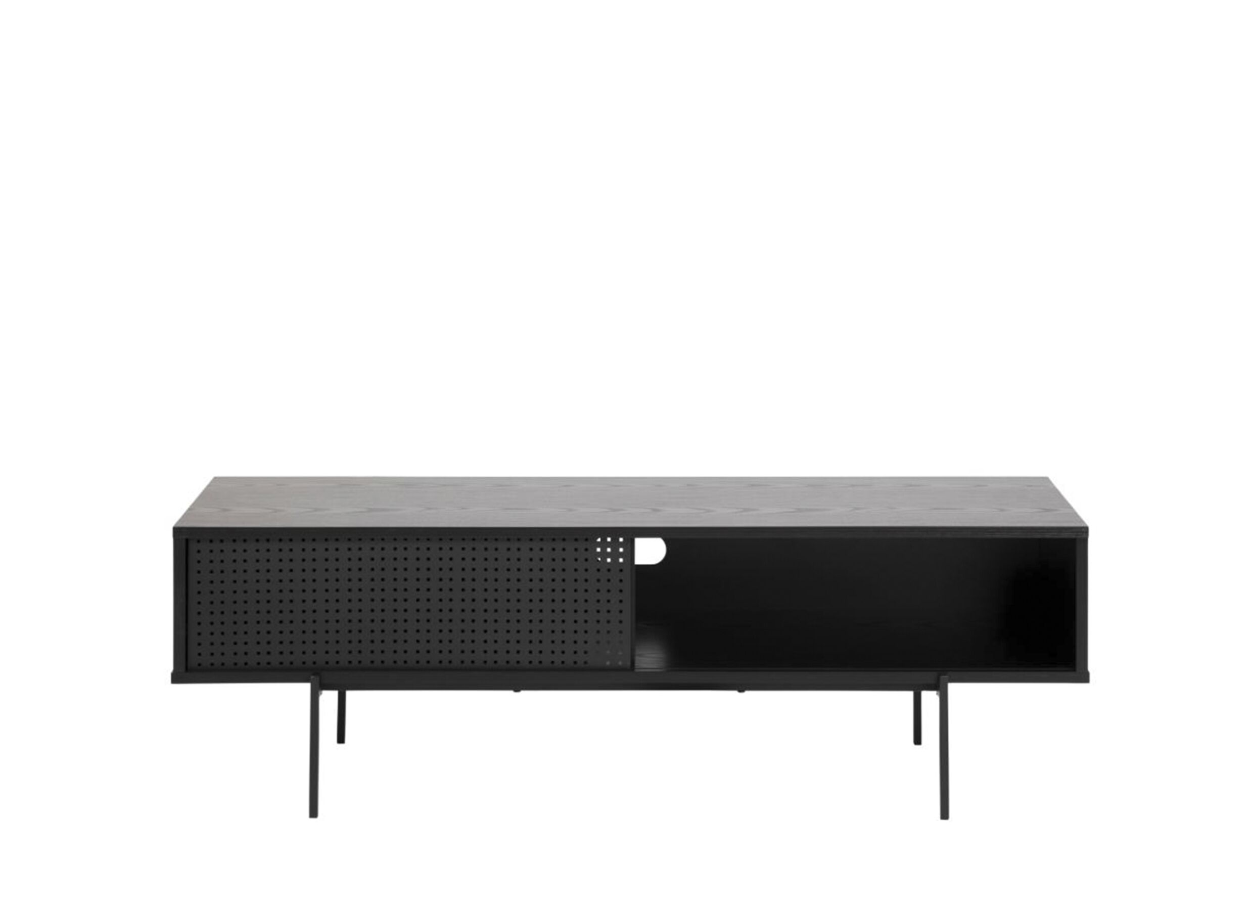Tv-meubel 140cm - decor - zwart