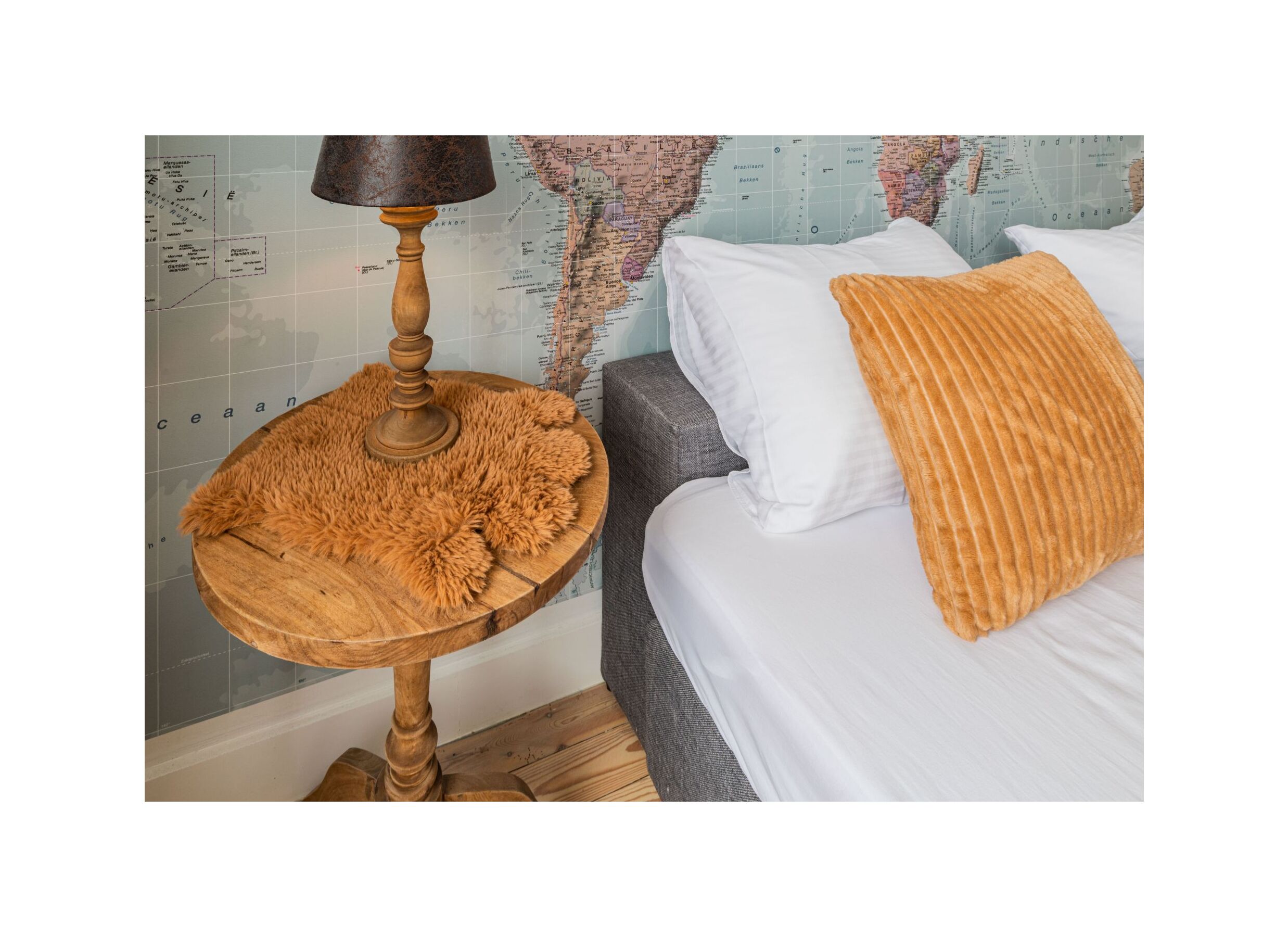 Foto ambiance - Peau de mouton Lambskin 35x40cm indian tan