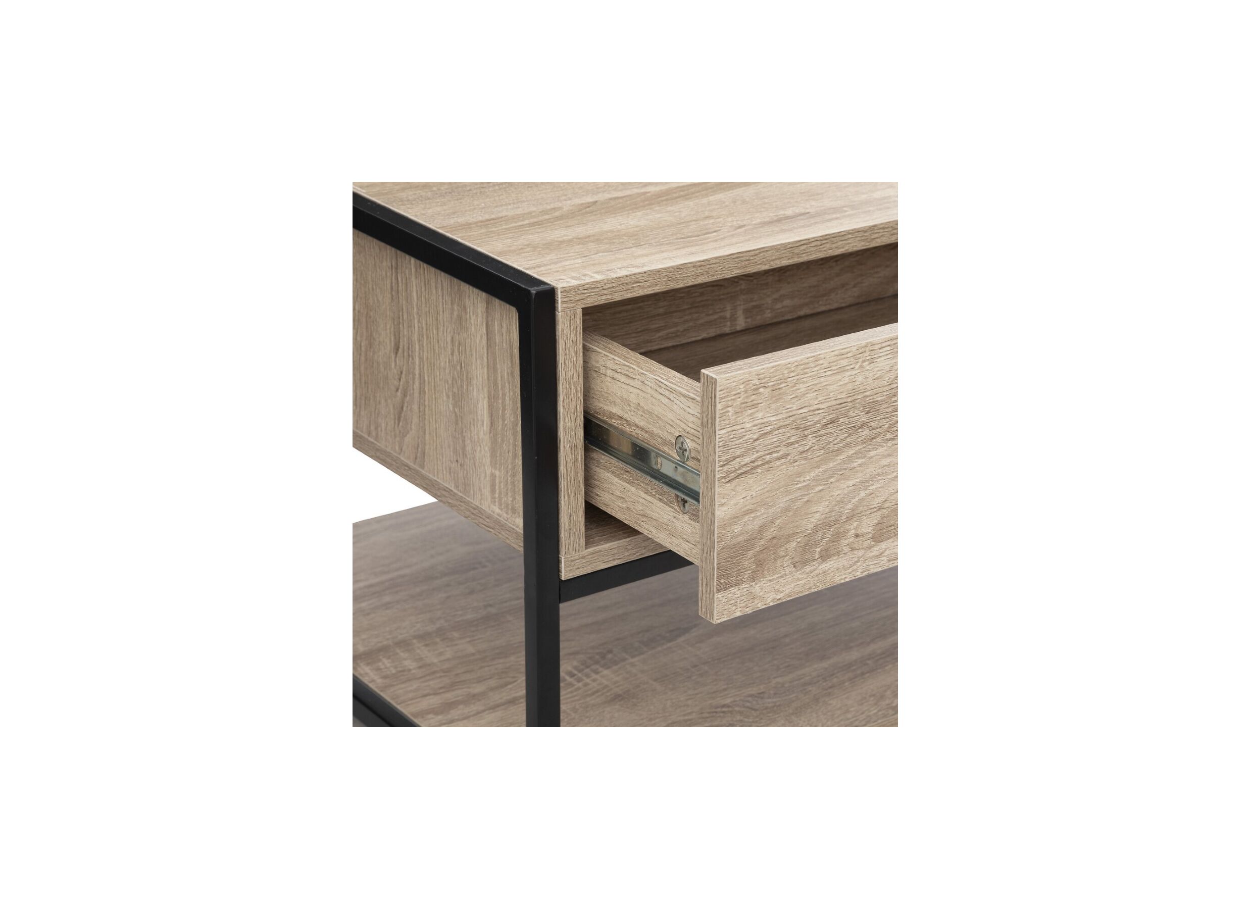 Table basse Aliaj beige avec rangement