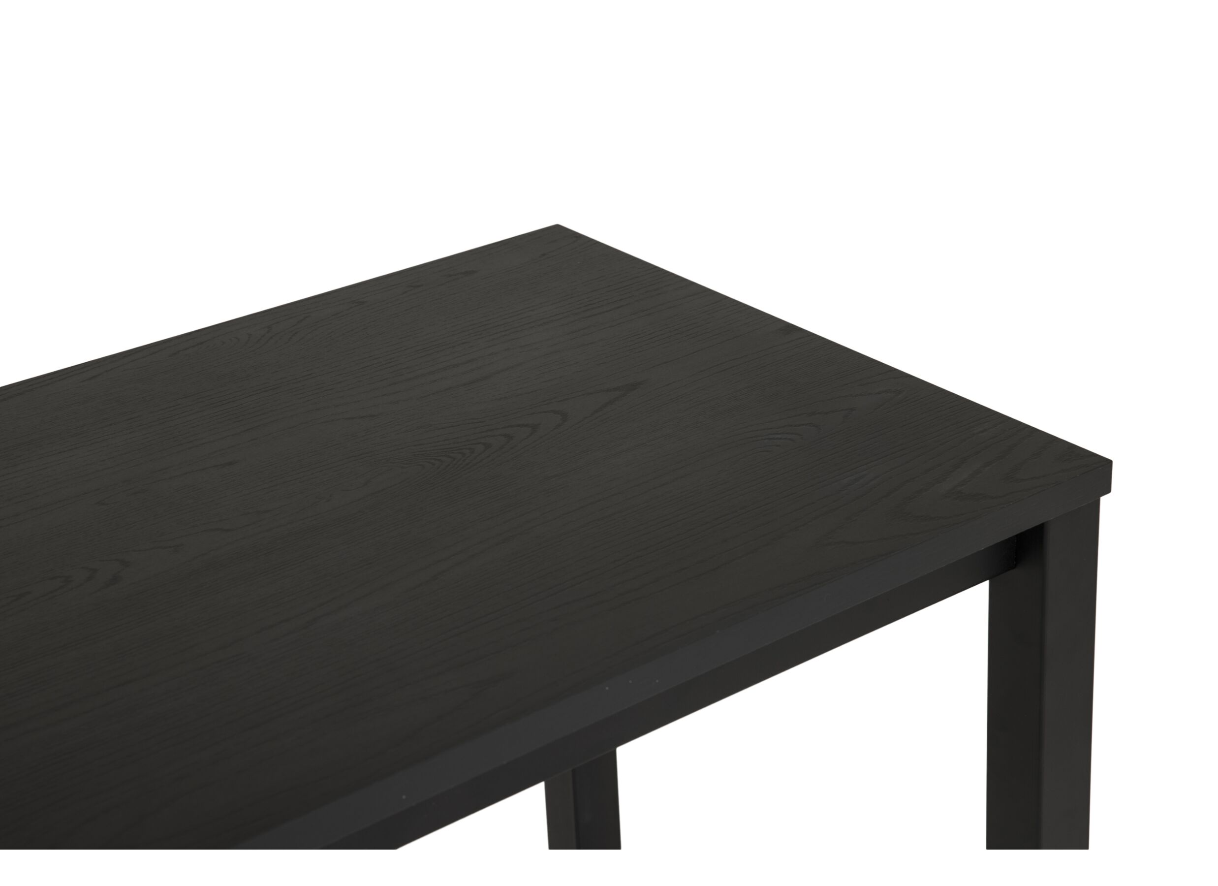 Detail - Table de bar Viennabar 160x60cm - décor - chêne halifax noir