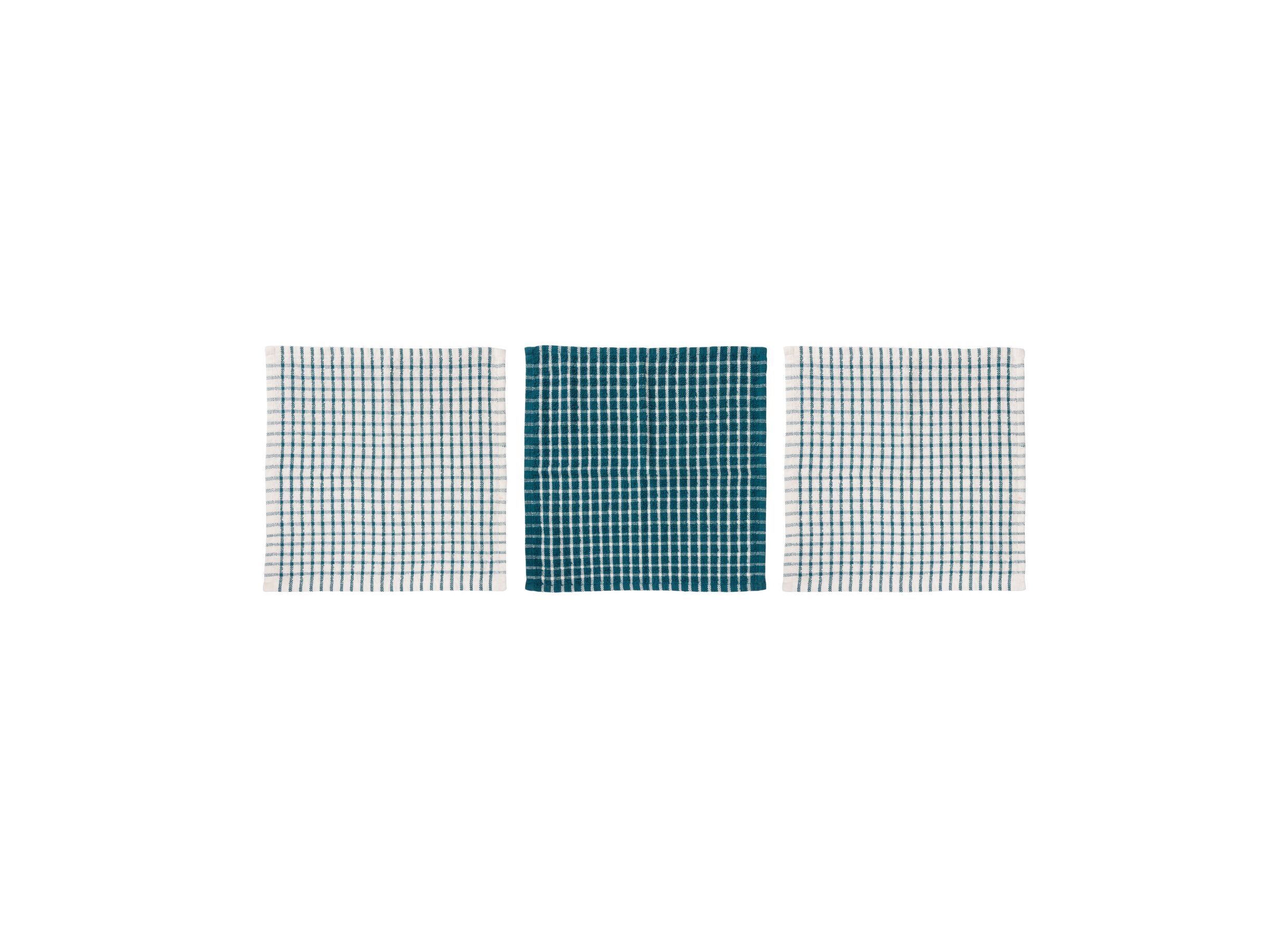 Aperçu - Torchon Stoff 17x17cm lot de 3