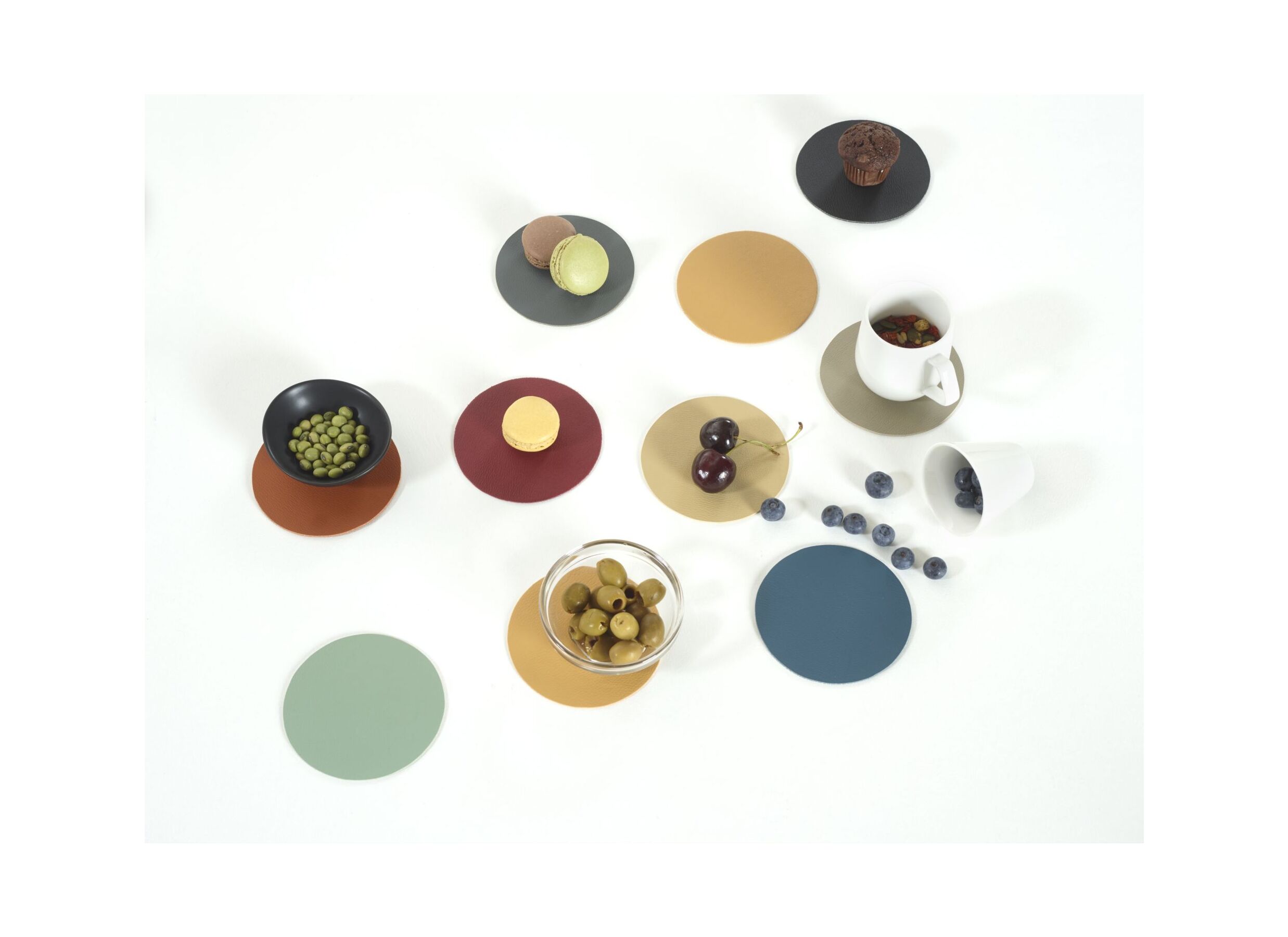Sous-verre Togo Ø10cm lot de 4
