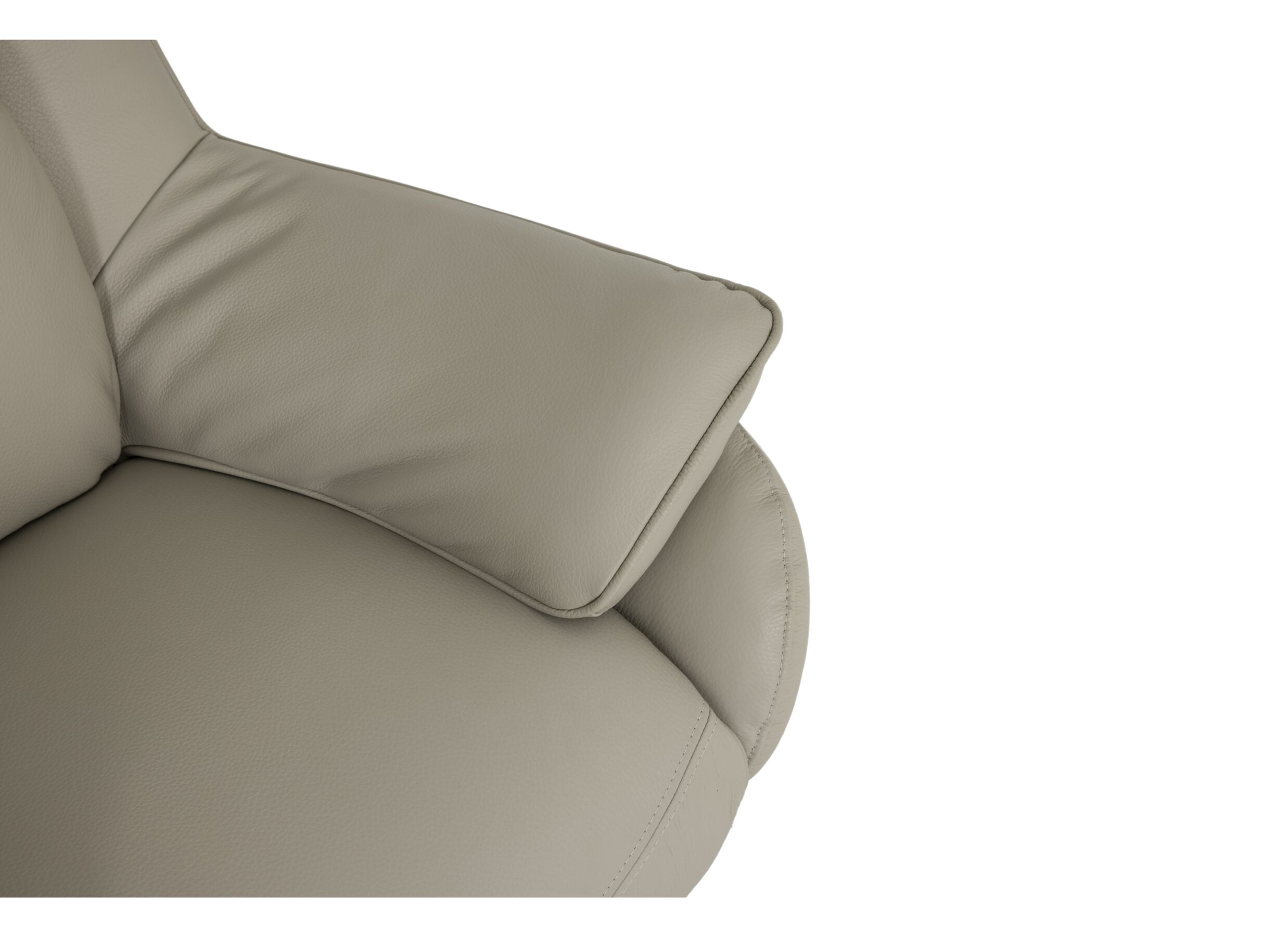 Detailfoto - Relaxzetel A1167 elektrisch - stof - zilver