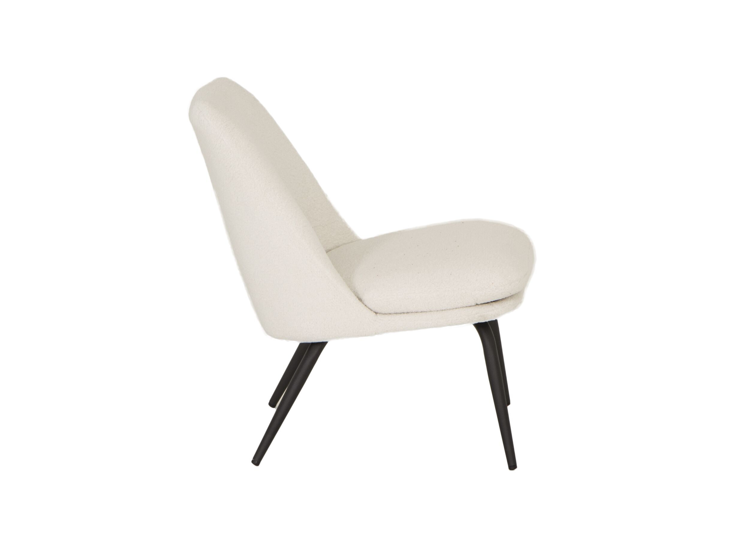 Fauteuil Yoyo 56x73x77cm - tissu -craie