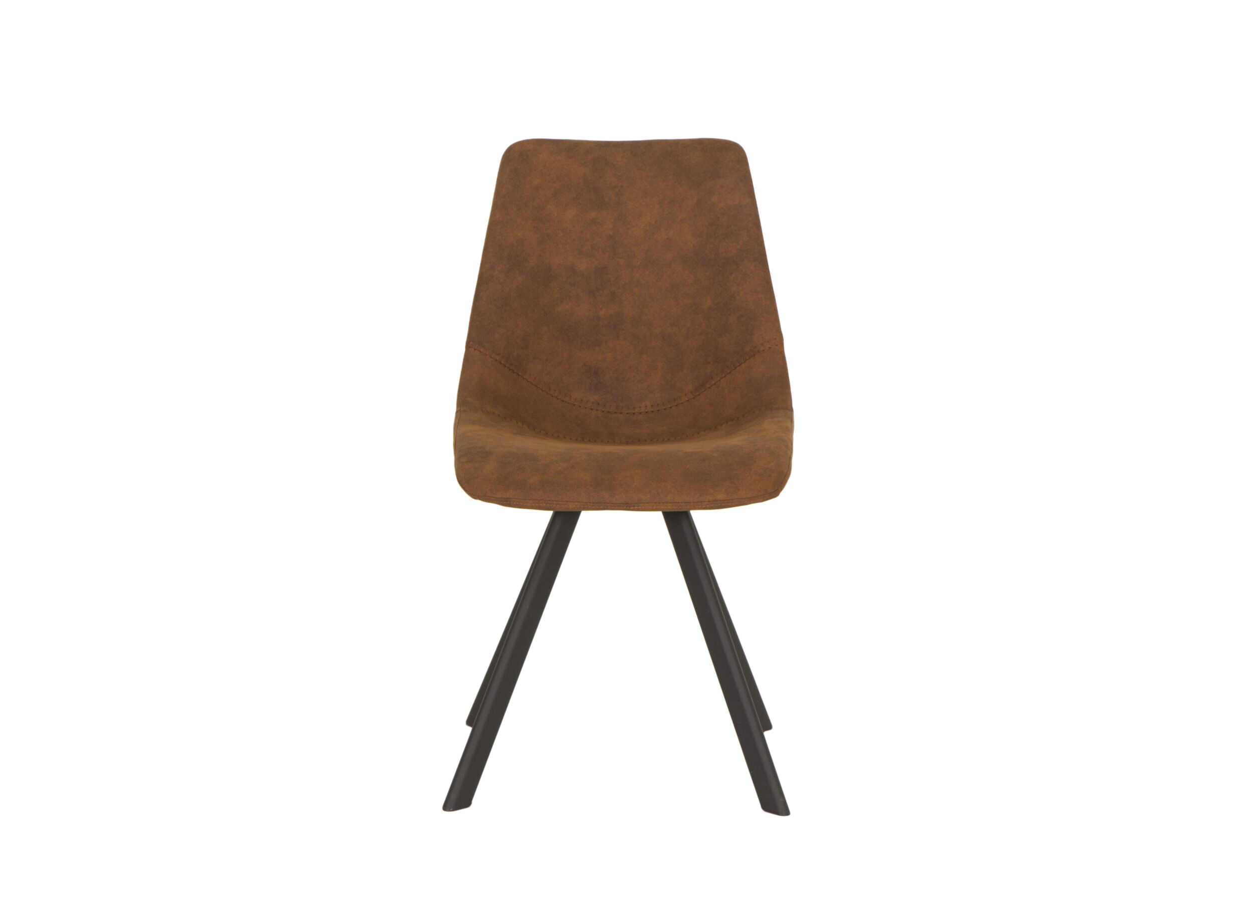 Detail - Chaise Frantz 47x57x83cm - tissu - cognac