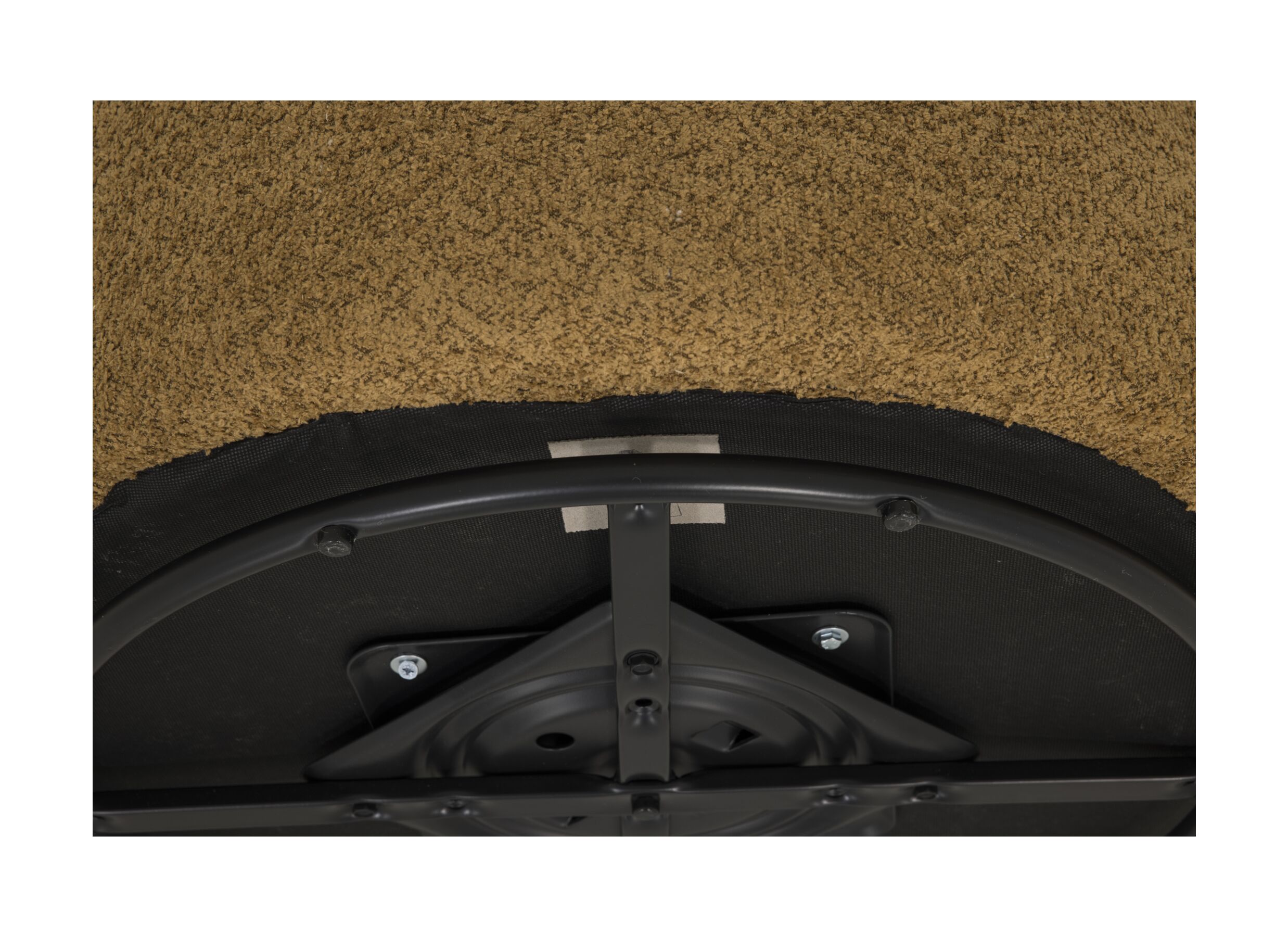 Detail - Fauteuil pivotant Vasto 83x80x71cm - tissu - ore