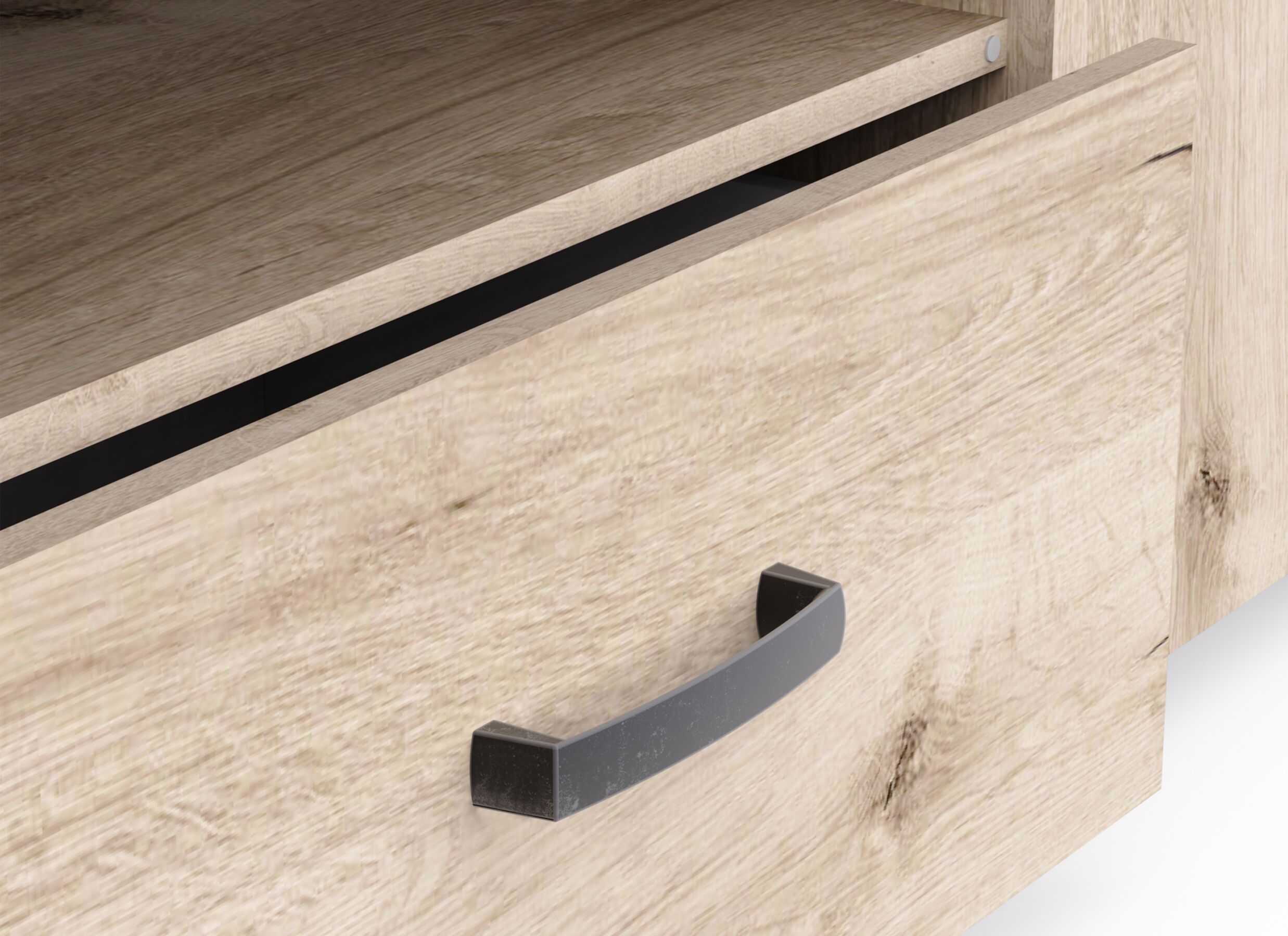 Detailfoto - Tv-meubel Aubrac 148cm - decor - royal oak & ebben