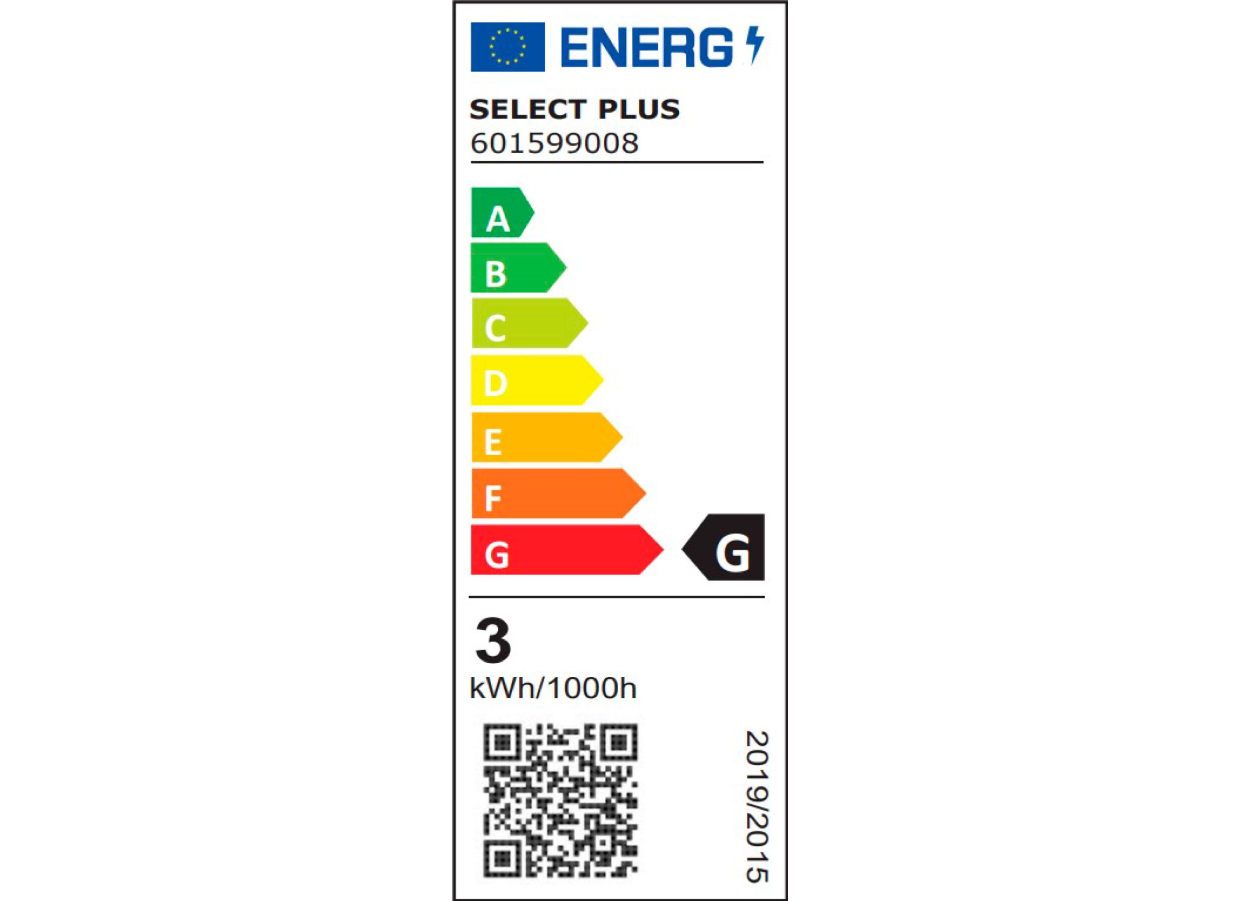 Label énergétique - Ampoule LED Bougie 3W E14 3+1 gratuit