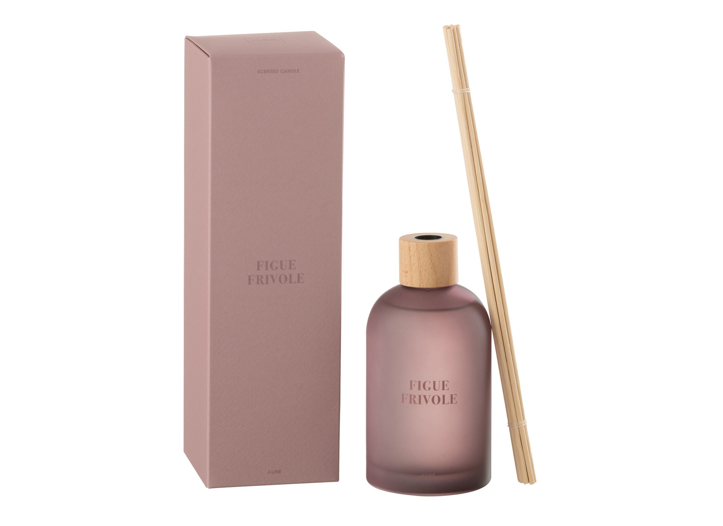 Aperçu - Bâtonnets parfumés Figue Frivole 250ml - verre - rose