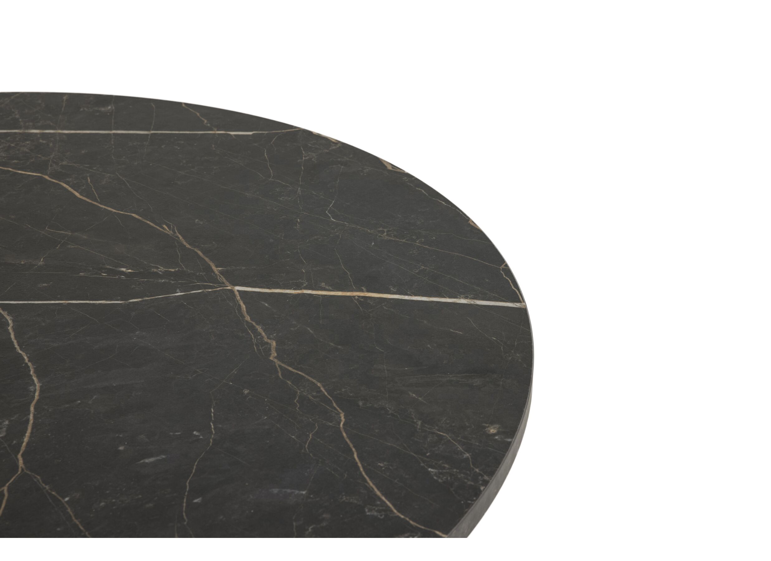 Detail - Table ronde Spinner Ø120cm - décor - anthracite