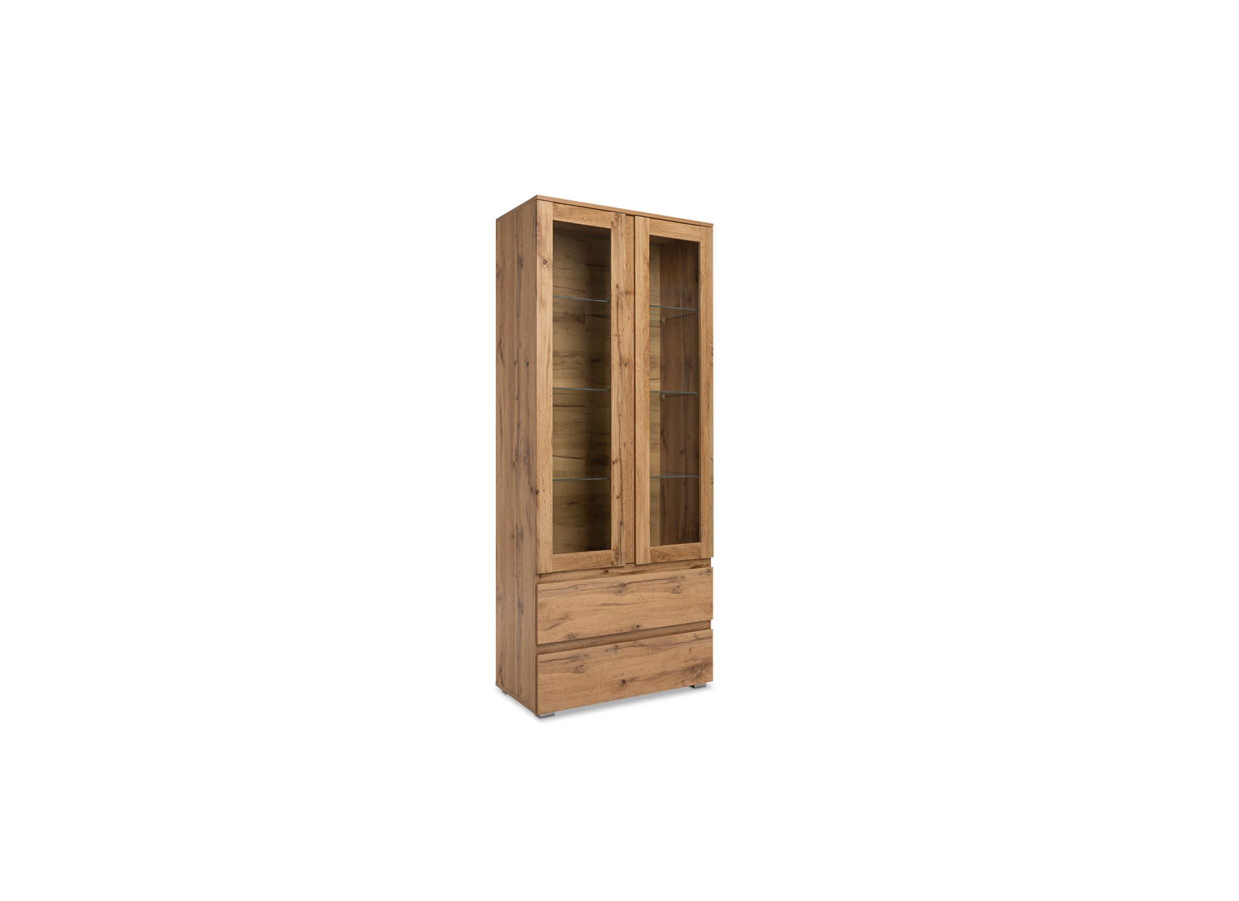 Vitrine Image 80cm - Vitrine Image 80cm - décor - chêne miel