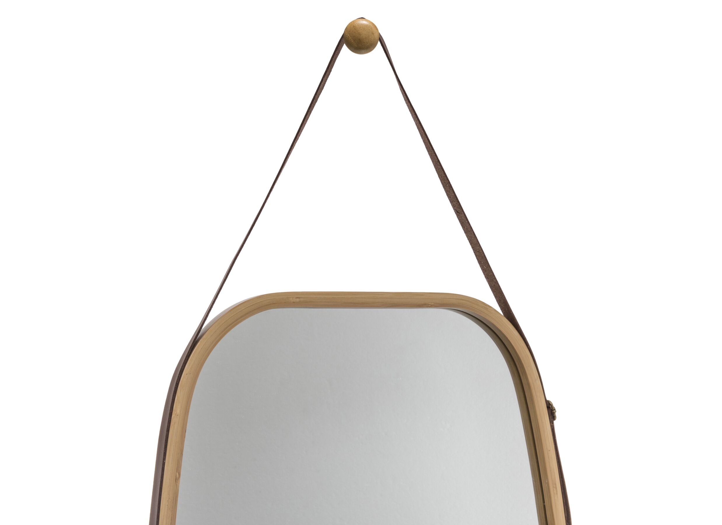 Detail - Miroir 45x77cm - bambou & verre - naturel