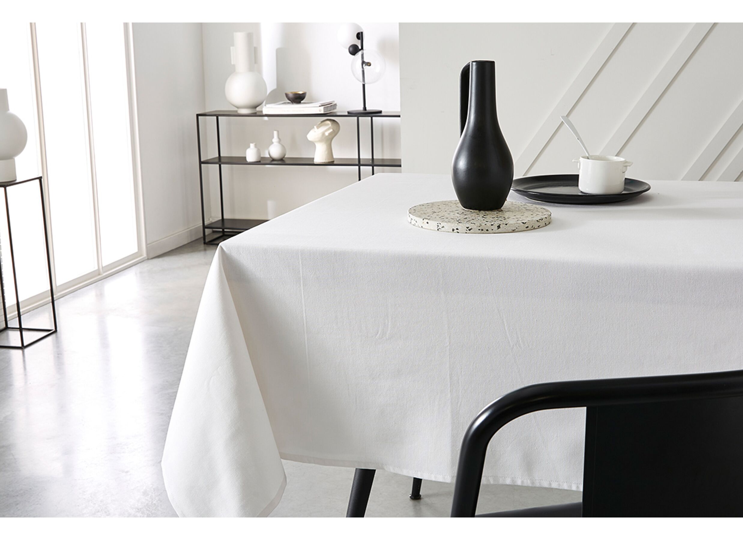 Tafelkleed Teflon 150x300cm wit