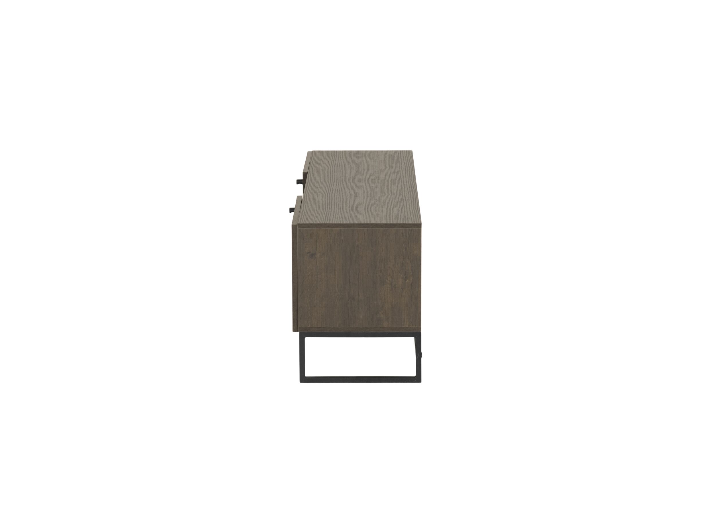 Overzichtsfoto - Tv-meubel Vadis 134x38x48,5cm - melamine - donkerbruin