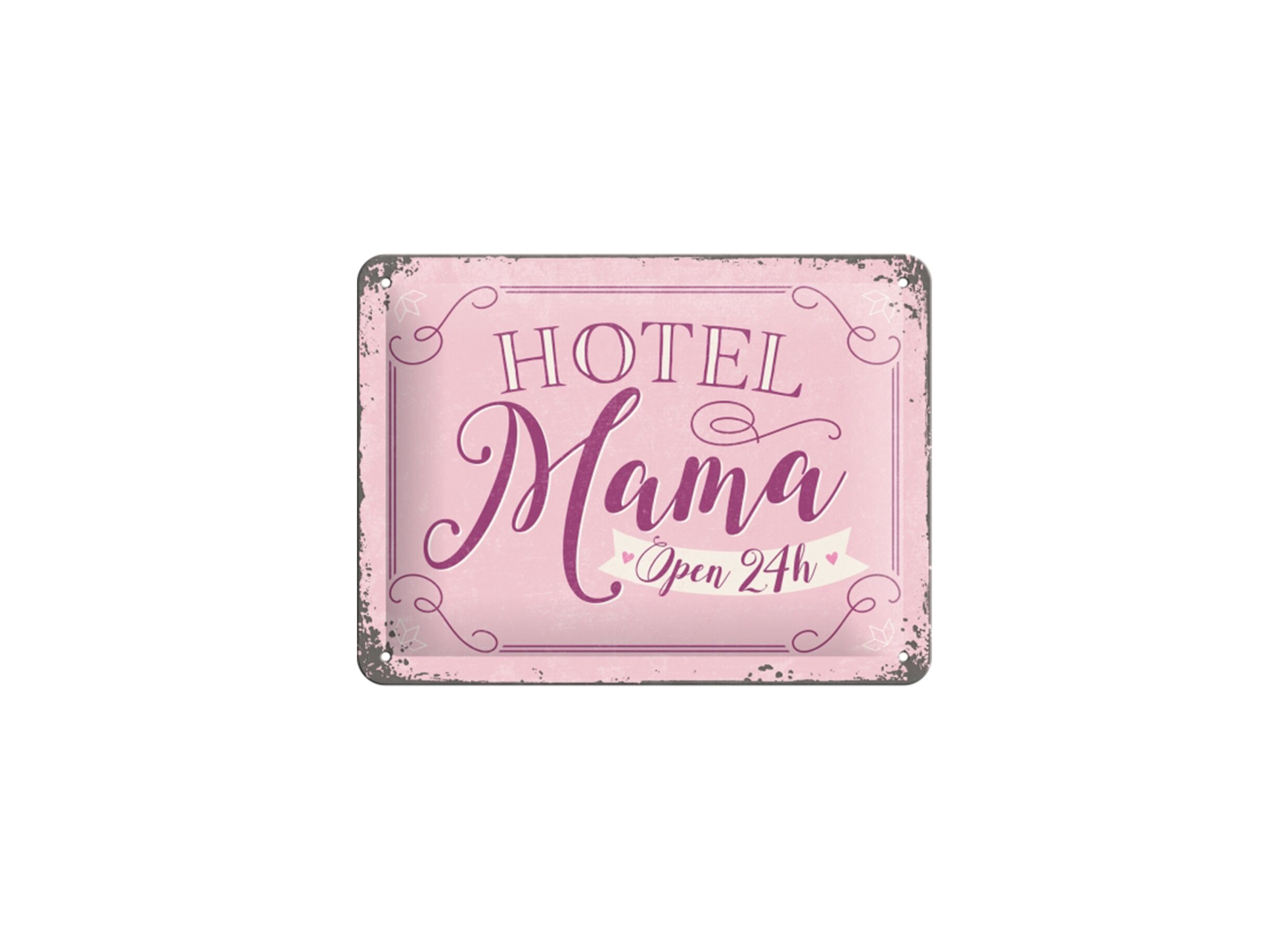 Plakkaat 15x20cm Hotel Mama