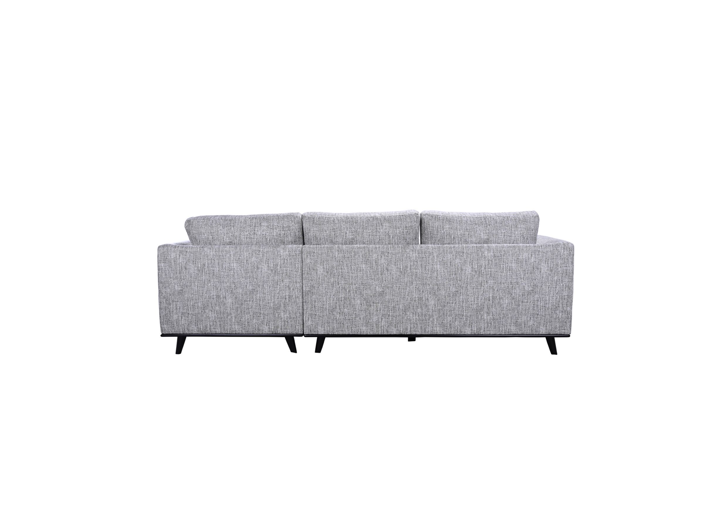 Overzichtsfoto - Hoeksalon Lambda 248,5x151cm - stof - ivoor