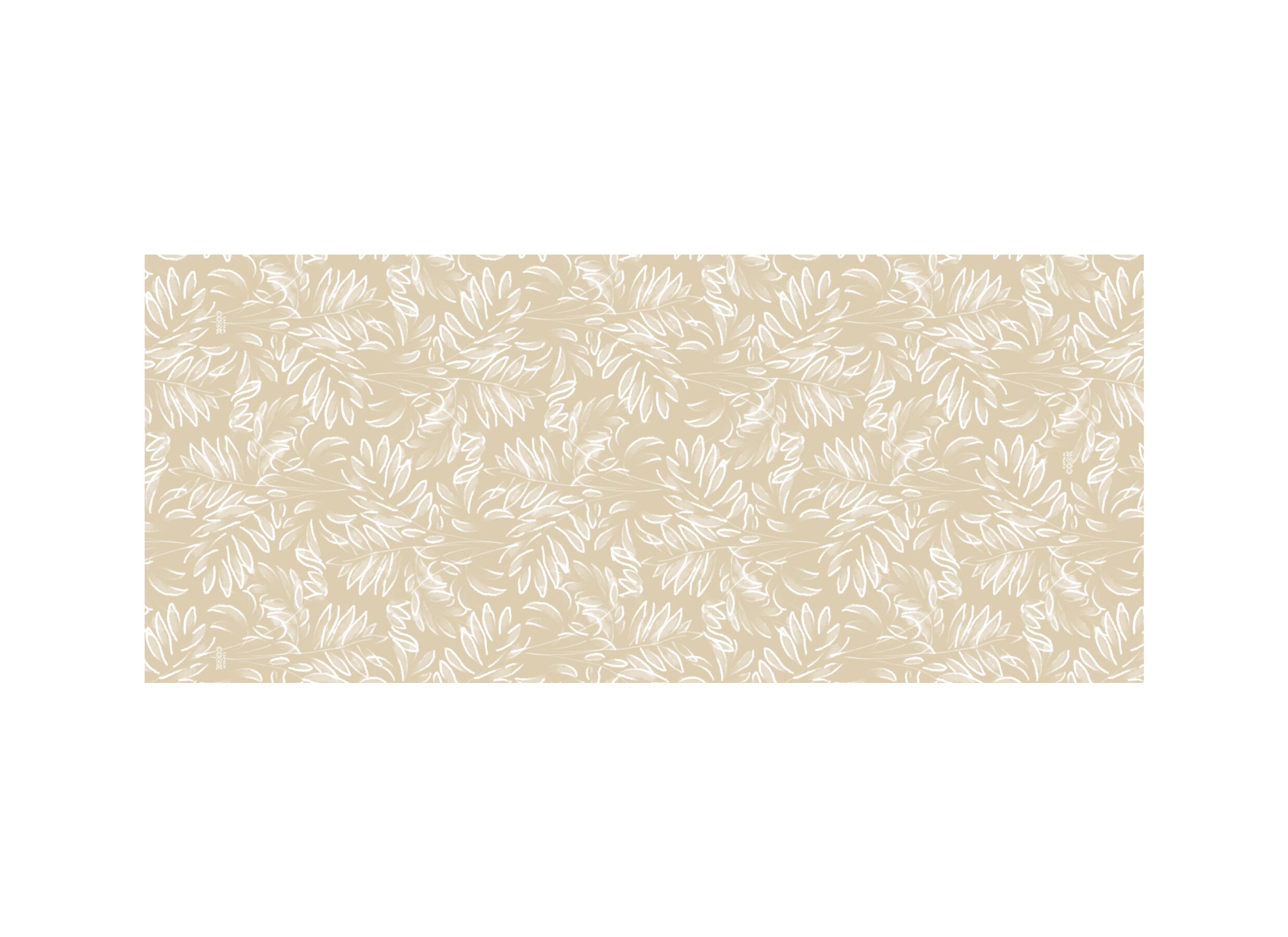 Tafelkleed Live The Leaf Ø160cm wheat