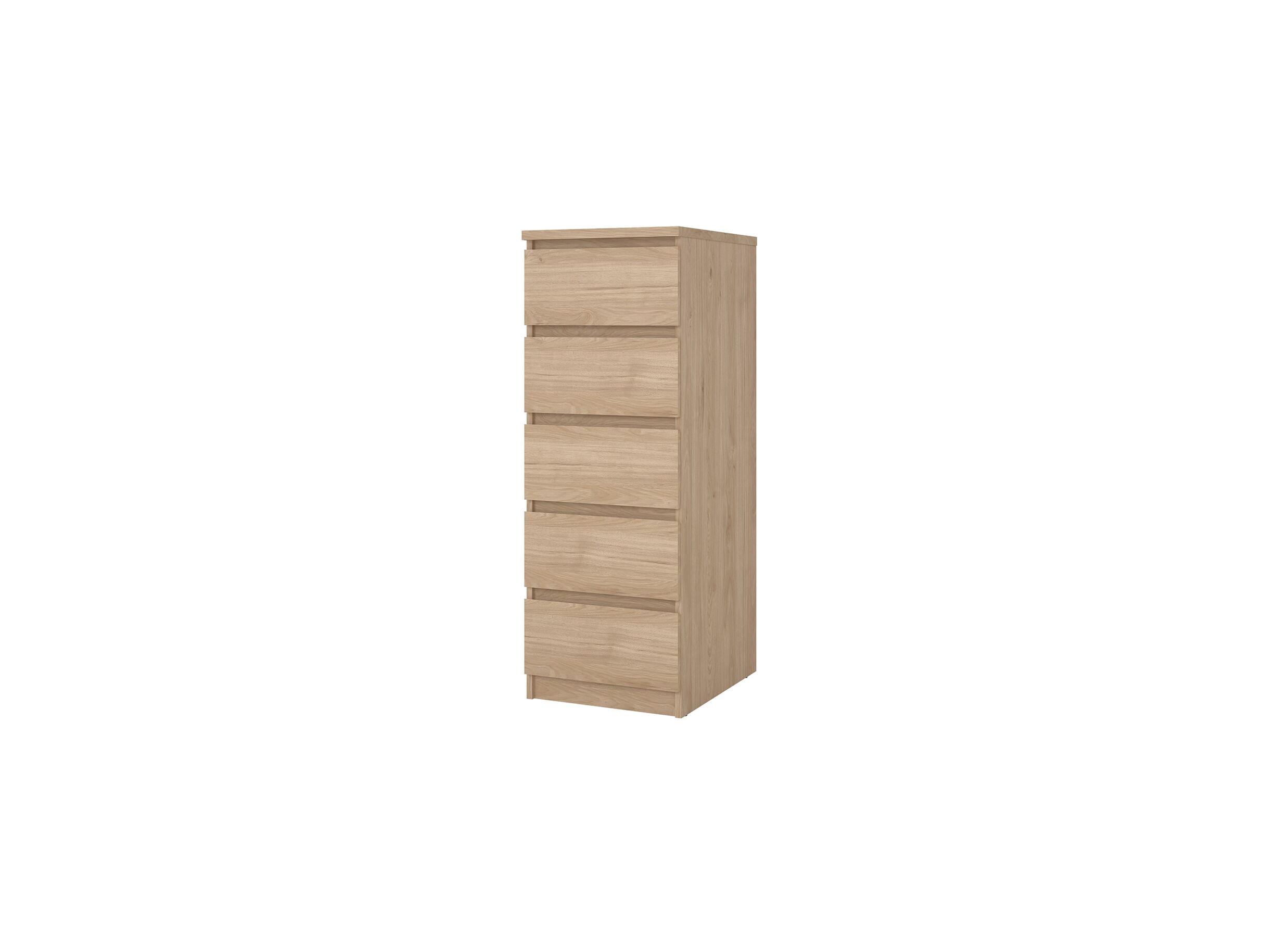 Commode Naia 41x50x111cm - mélamine - jackson hickory