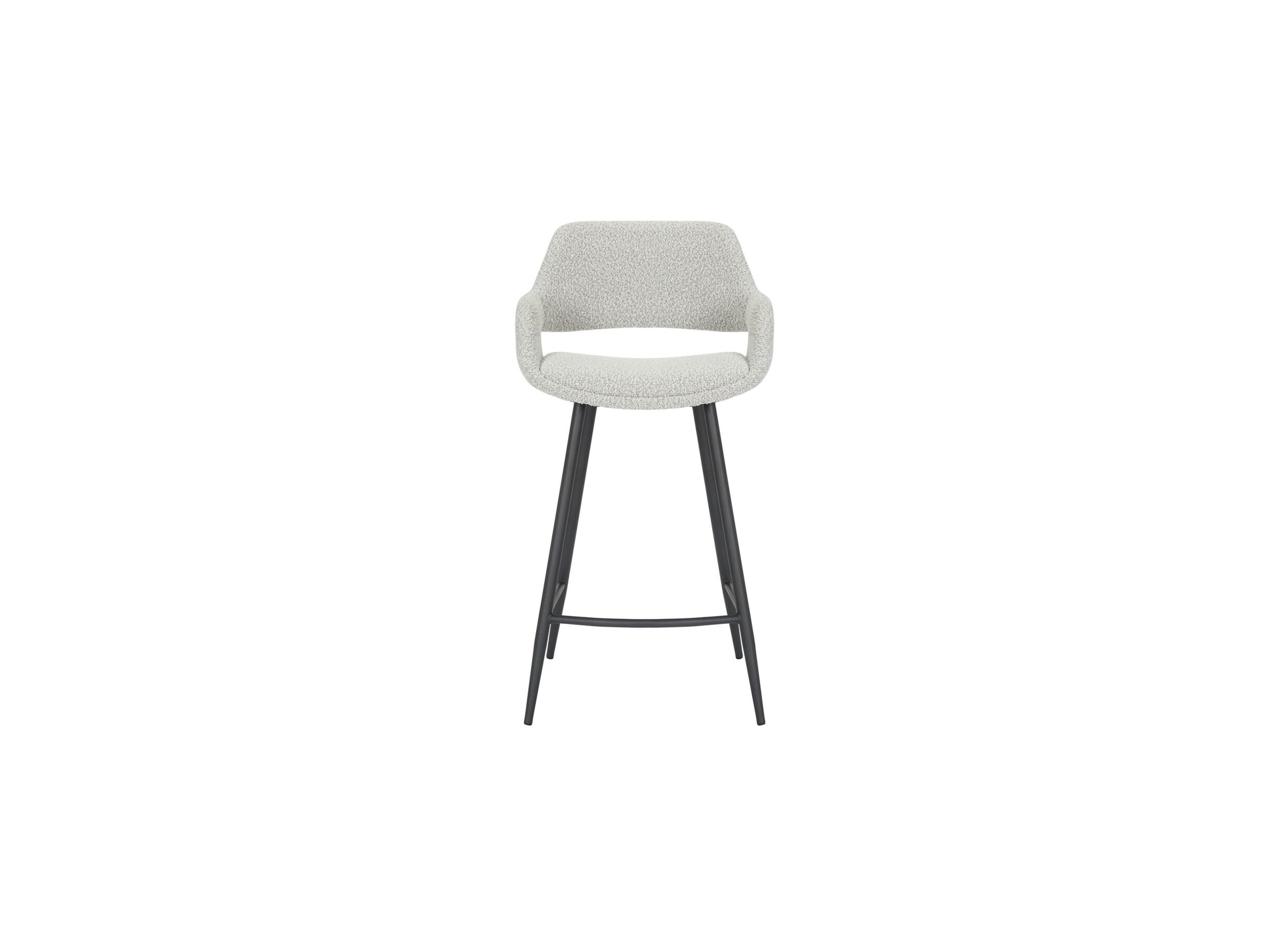 Barstoel Aim ZH69cm - stof - grijs
