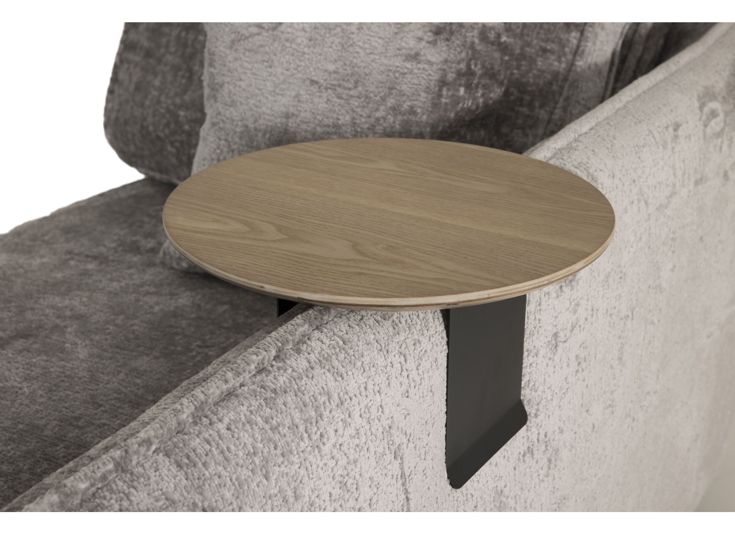 Foto ambiance - Table à Bras Universelle 8-24cm - métal - look chêne & noir