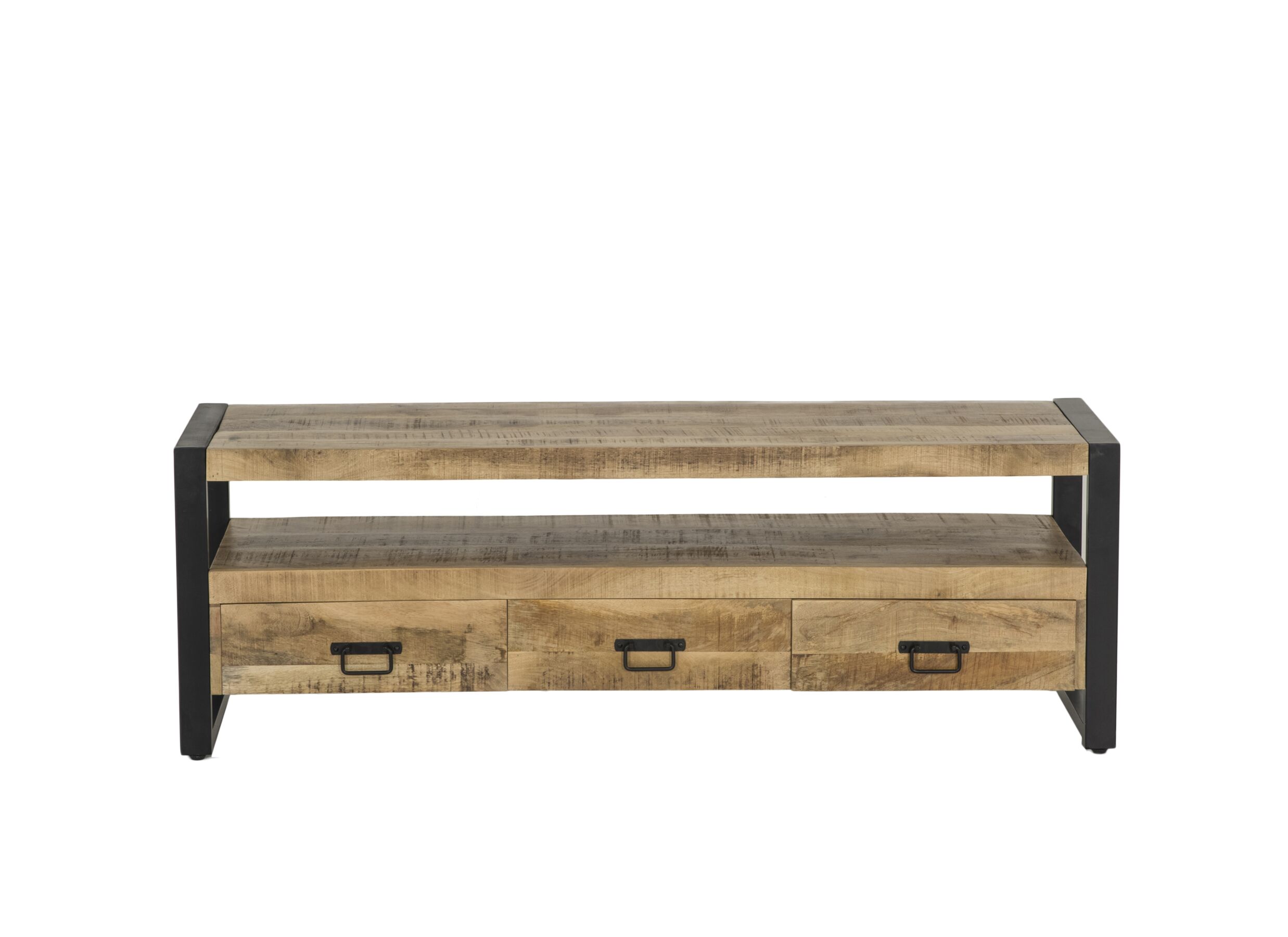 Overzichtsfoto - Tv-meubel Sanguine 150cm - mango massief - natuur