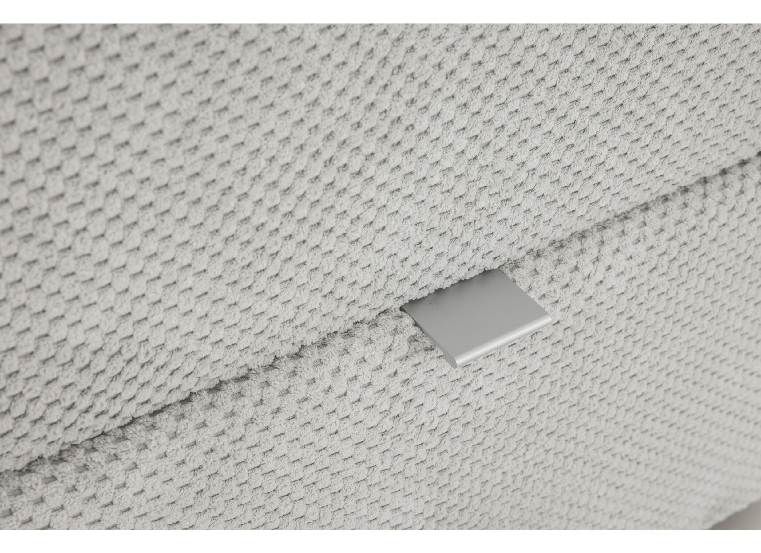Detail - Table de chevet Lancy 42,5x45x53cm - tissu - ecru