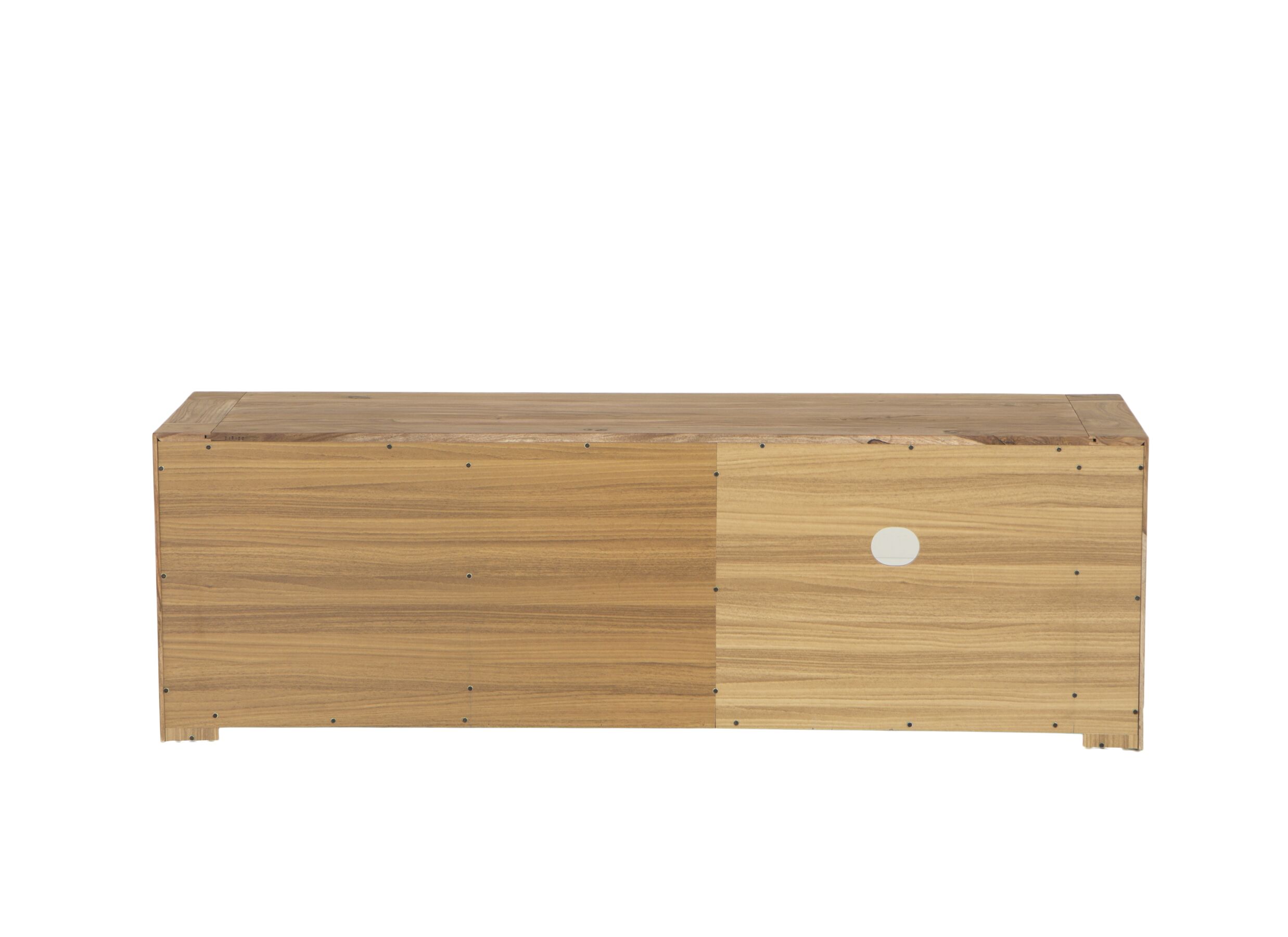Tv-meubel Carbone 170cm - sheesham massief & fineer & decor - naturel