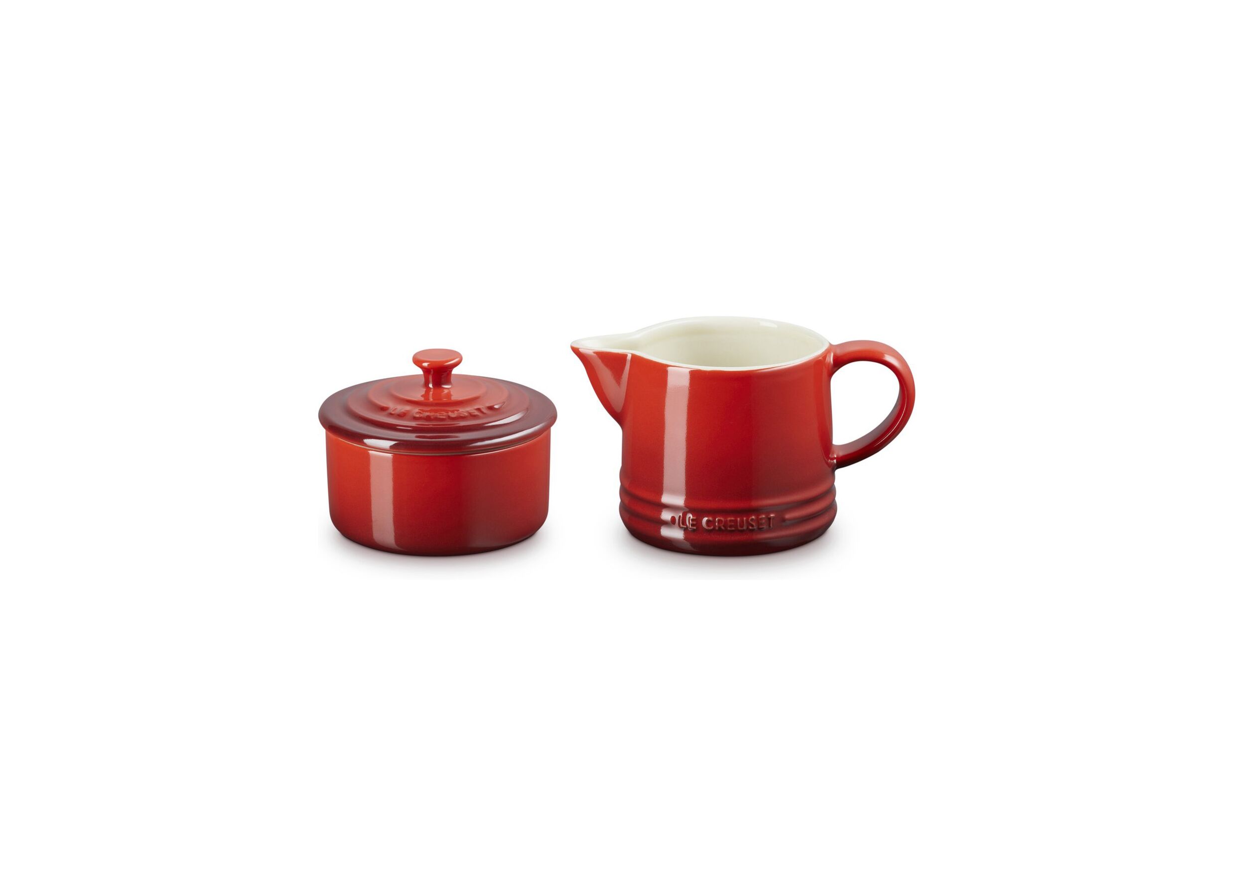 Pot à lait et sucrier Le Creuset
