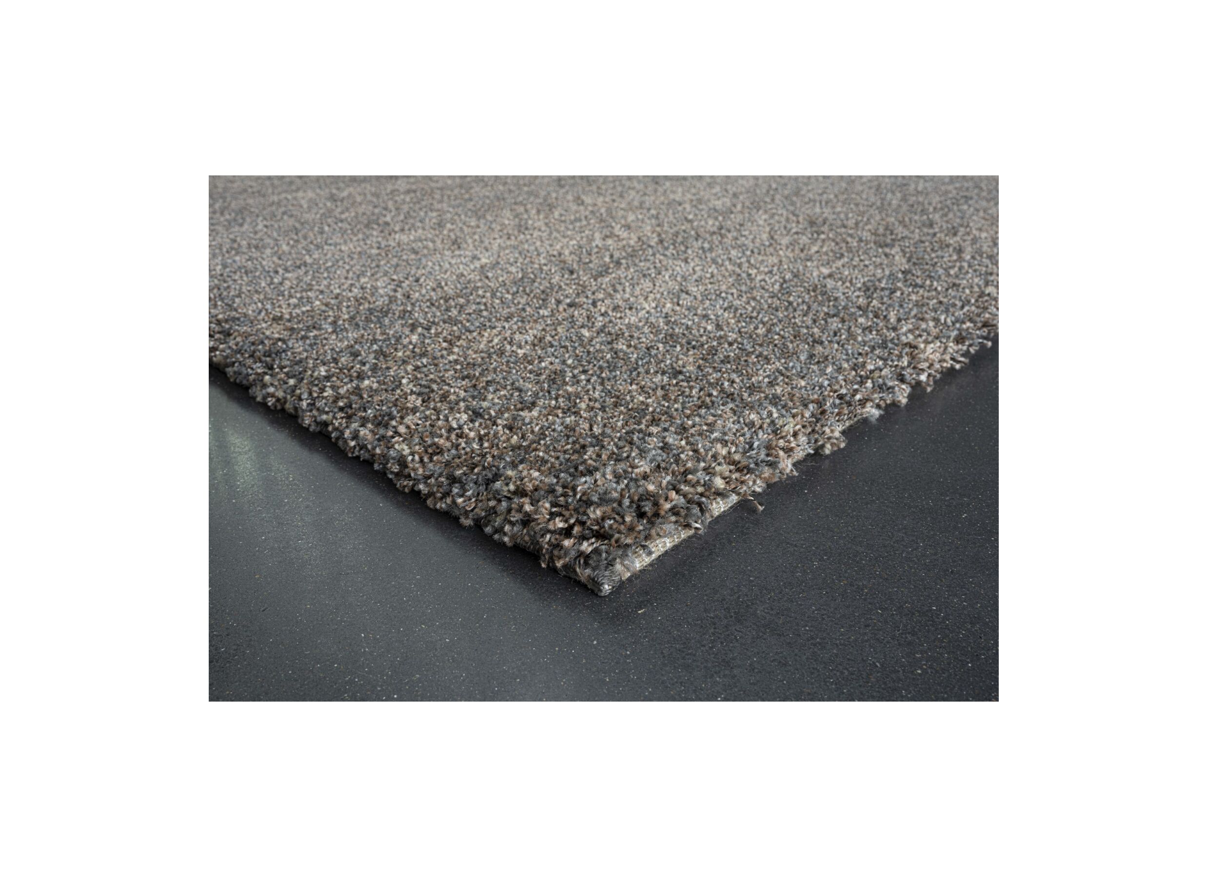 Detail - Tapis Medusa 133x195cm - polyester - gris/marron