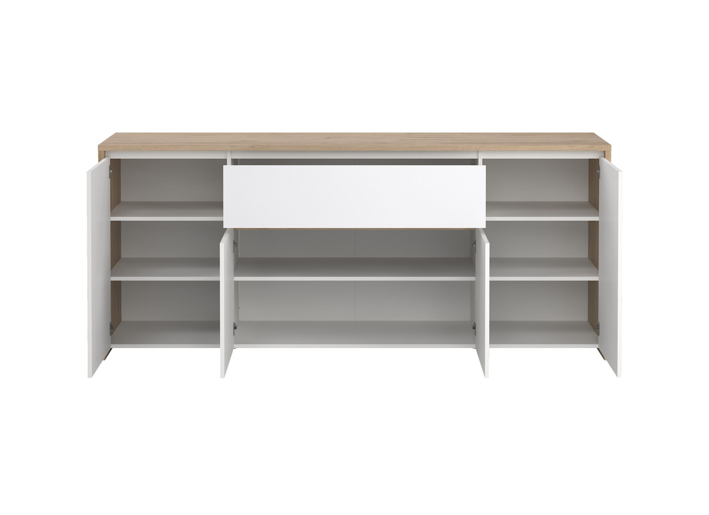 Indeling - Dressoir Next 197x45xH84cm - decor - wit & jackson hickory