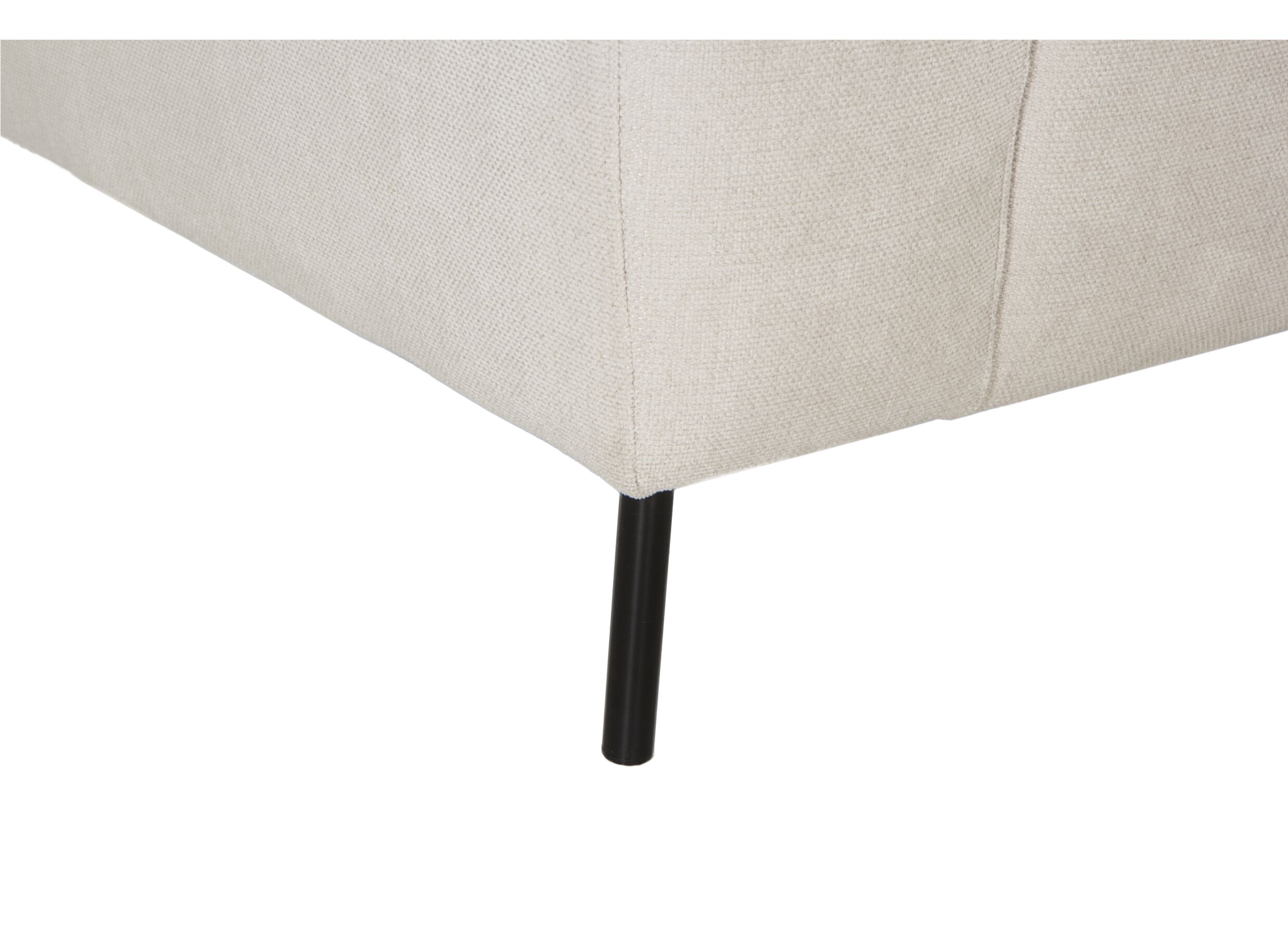 Canapé d'angle Lund 370x278cm - tissu - beige