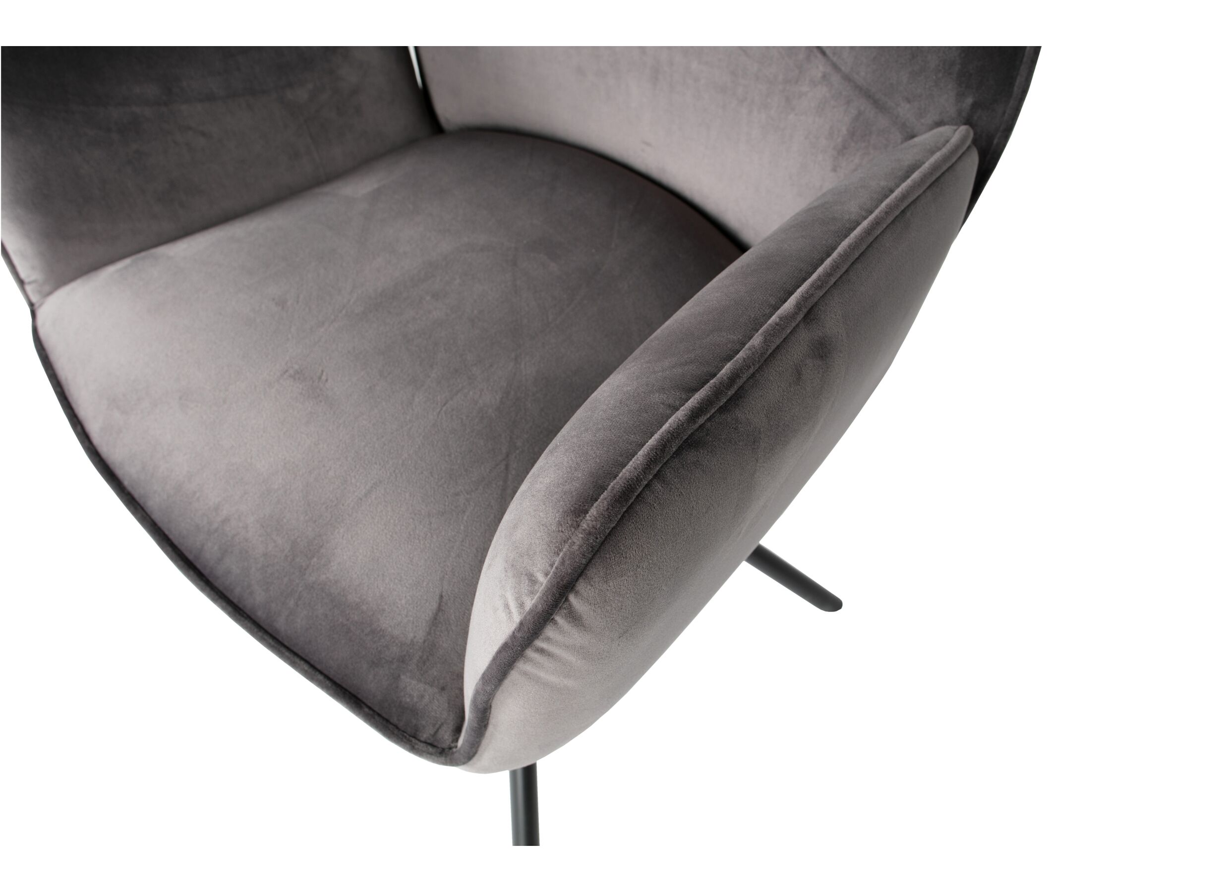 Detailfoto - Stoel stof grijs