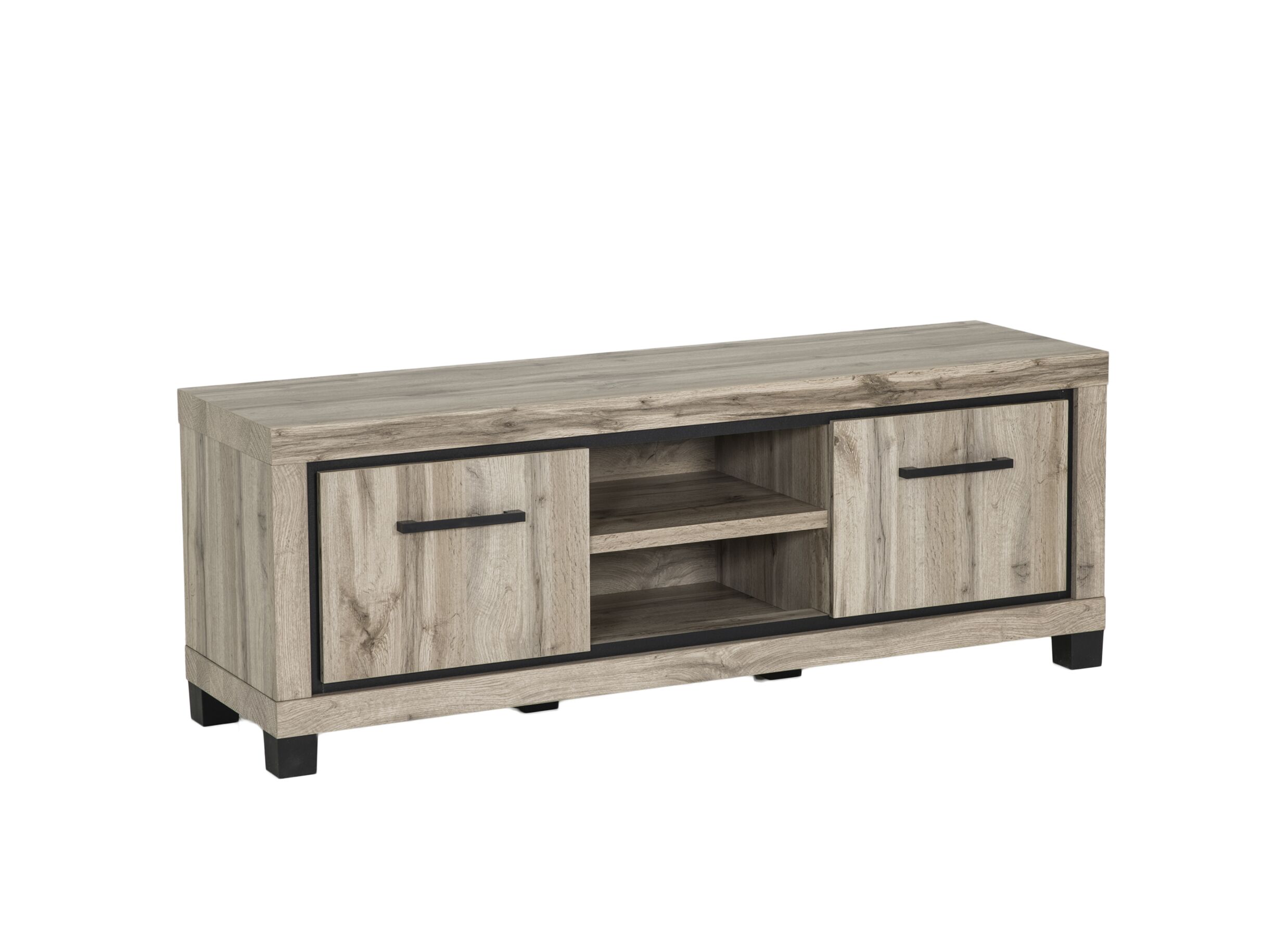 Plus Important - Meuble TV Elegance 160cm - film décoratif - canada oak