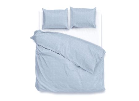 Dekbedovertrek Zohome 200x220cm - katoen - sky blue