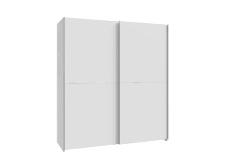 Schuifdeurkast Schach & Matt 170cm - decor - wit