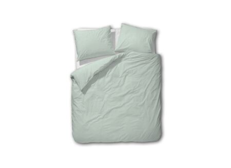 Dekbedovertrek 140x200/220cm - percale katoen - lichtgroen