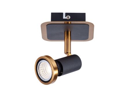 LED spot zwart brons 5W GU10