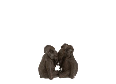 Beeldje Olifant Koppel H20cm