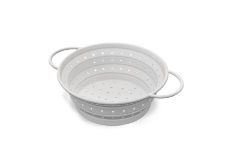 Vergiet plooibaar 33,5x26x11cm - silicone - wit