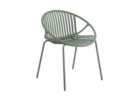 Tuinstoel Chaplin metaal - groen