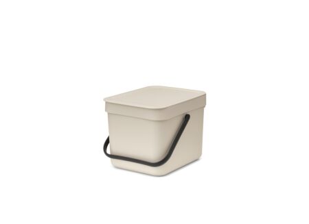 Vuilnisbak Sort & Go Brabantia 6L - soft beige