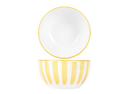 Kom Cabana
 Ø11,5cm - porselein - geel