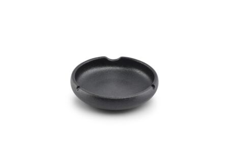 Asbak Smoke Ø14,5cm porselein zwart